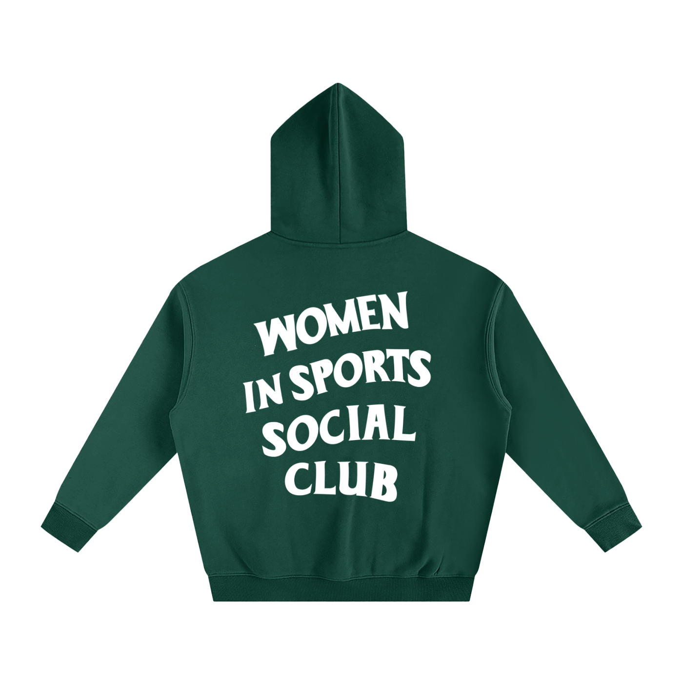 Women In Sports Social Club Oversize Fleeced Hoodie