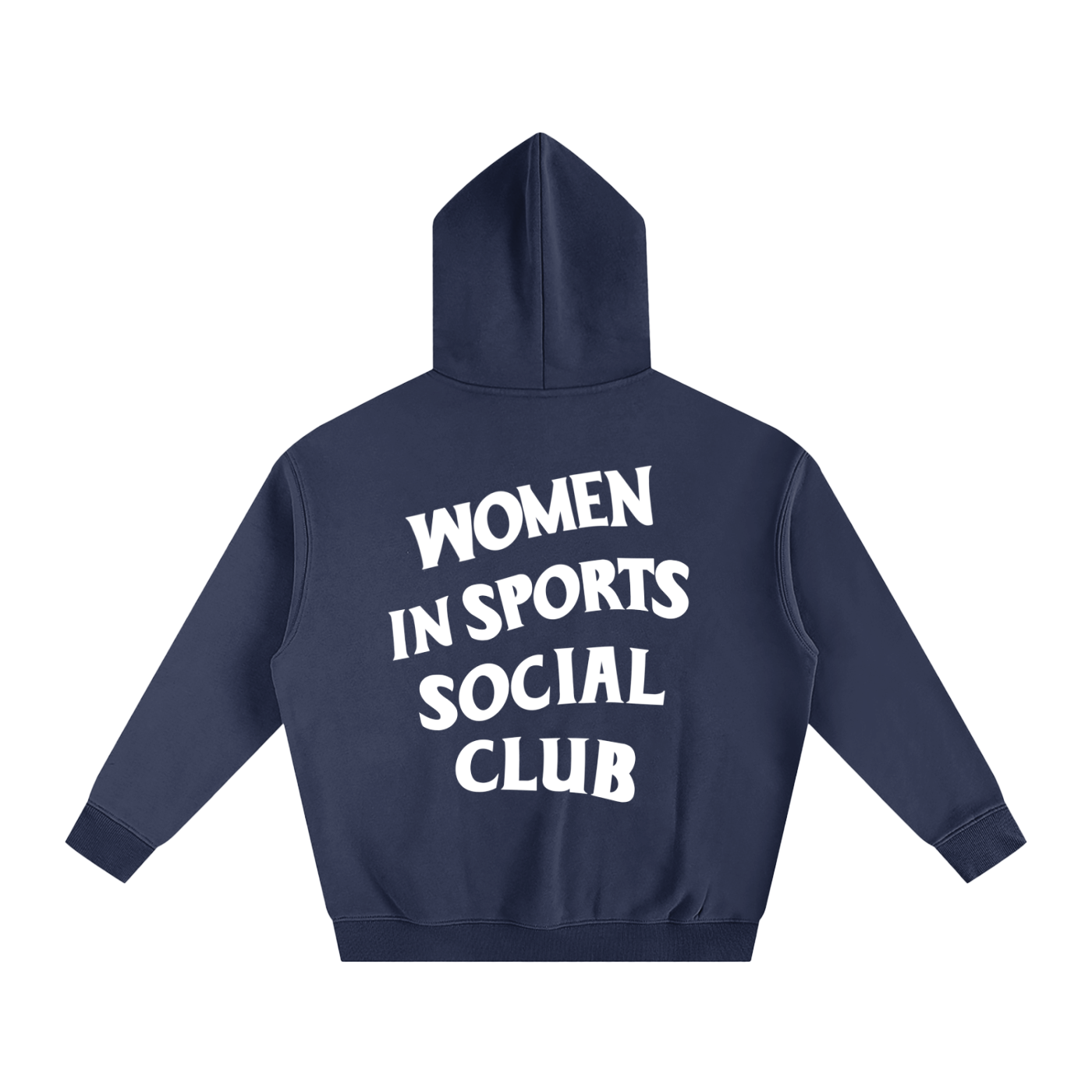 Women In Sports Social Club Oversize Fleeced Hoodie