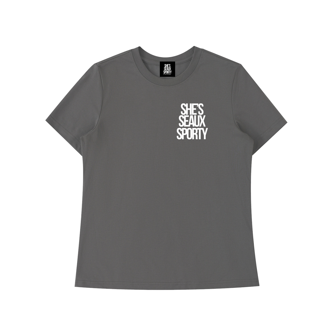 She's Seaux Sporty Women's Essential Standard Shoulder T-Shirt
