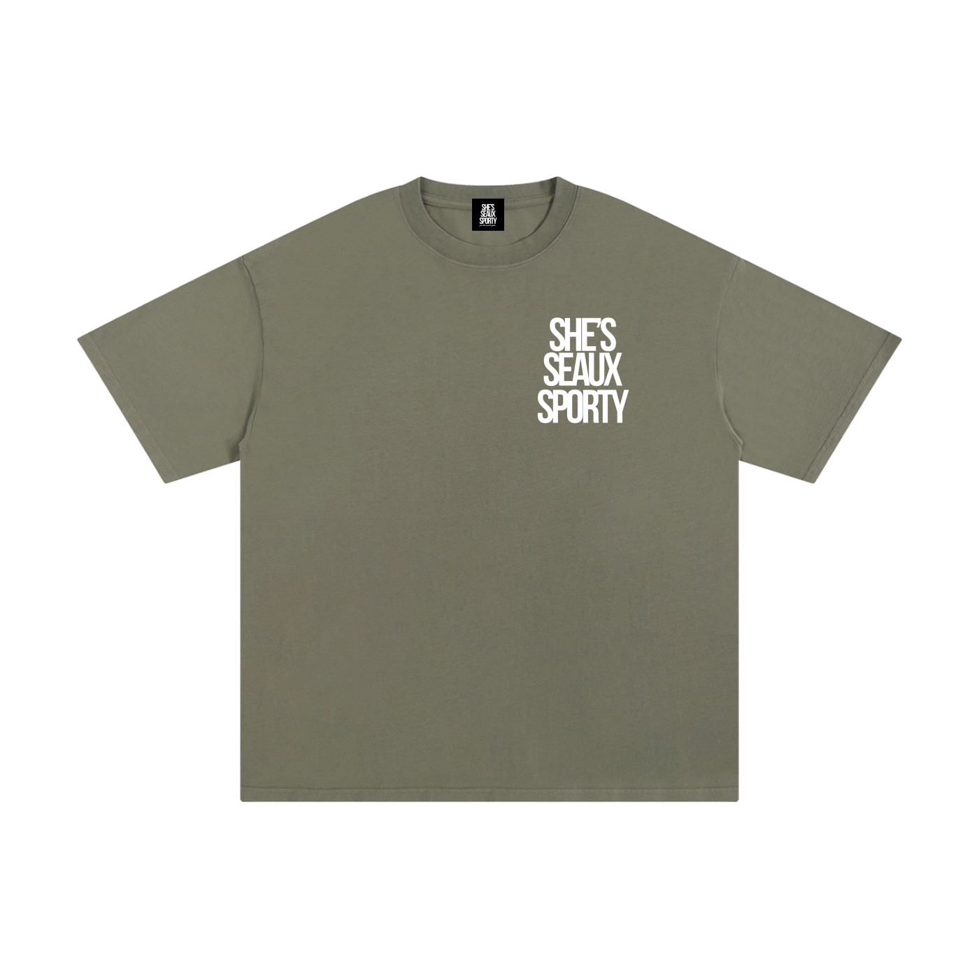 She's Seaux Sporty Unisex Pure Cotton T-Shirt