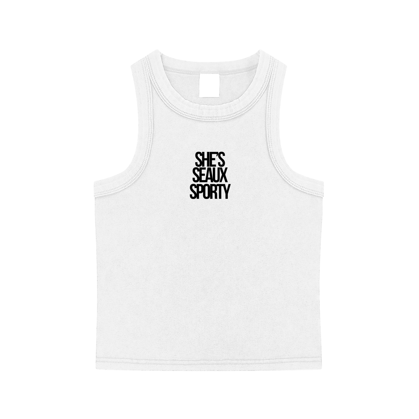 She's Seaux Sporty Snow Washed Tank Top
