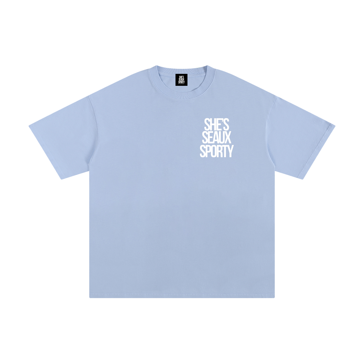 She's Seaux Sporty Unisex Pure Cotton T-Shirt