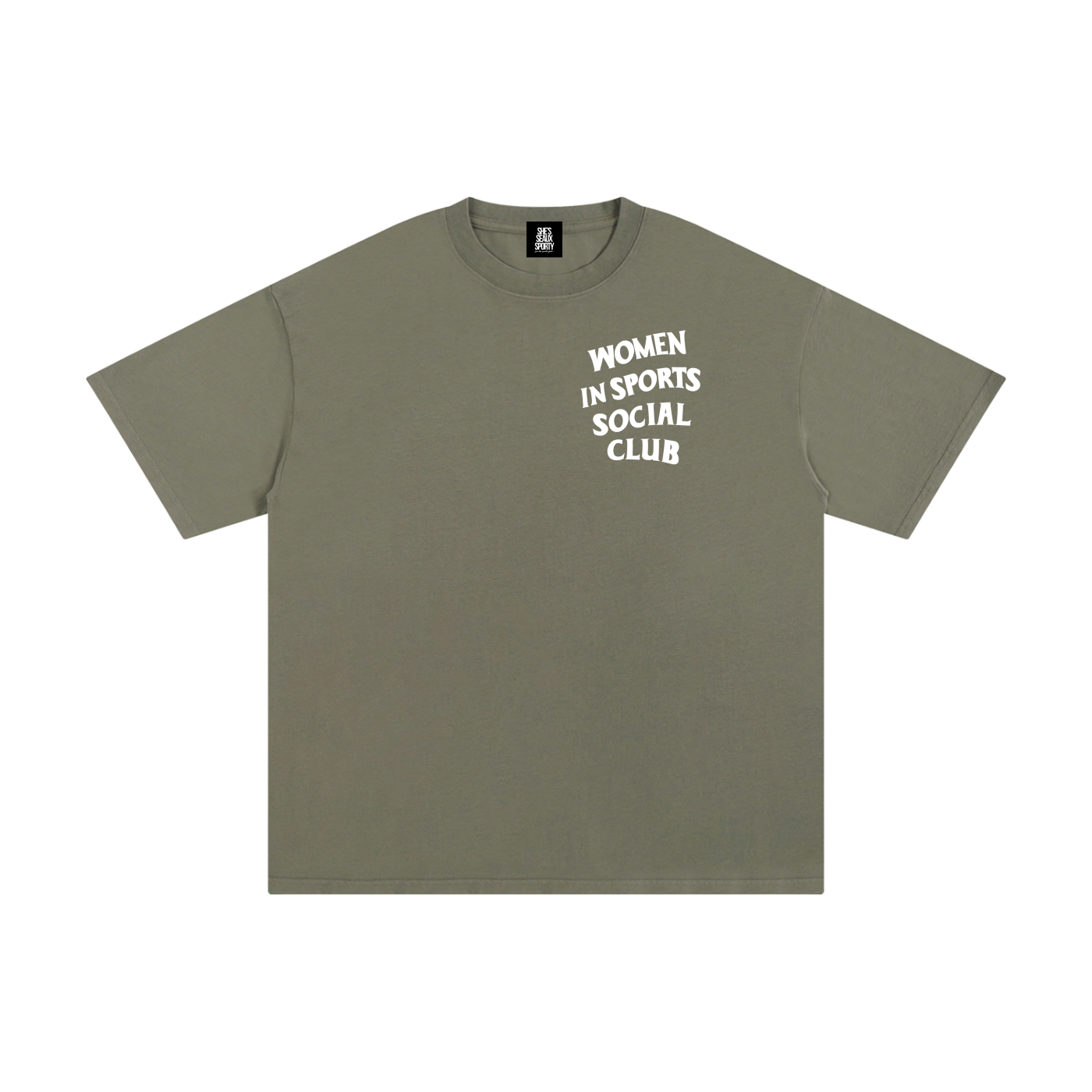 Women In Sports Social Club Unisex Pure Cotton T-Shirt