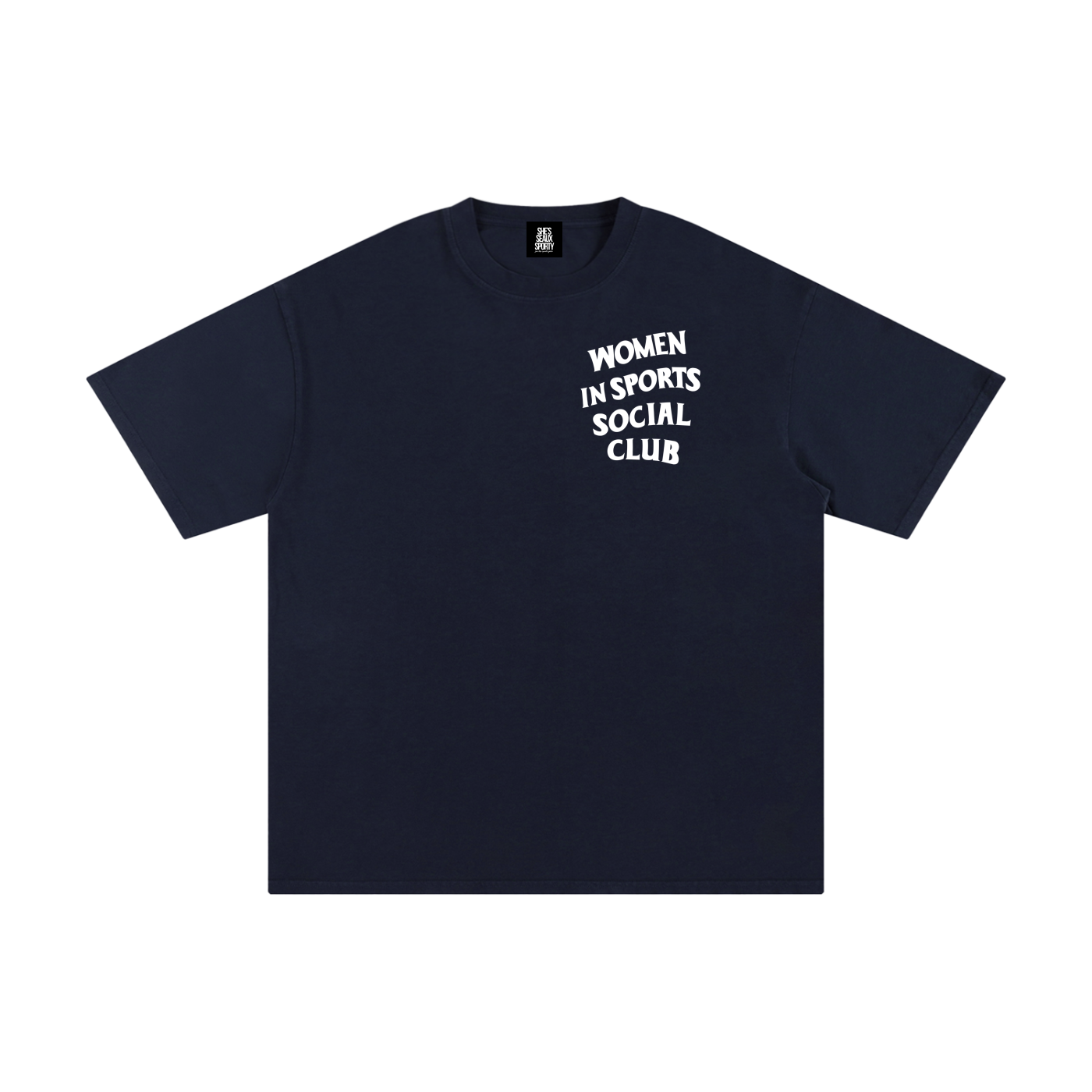 Women In Sports Social Club Unisex Pure Cotton T-Shirt