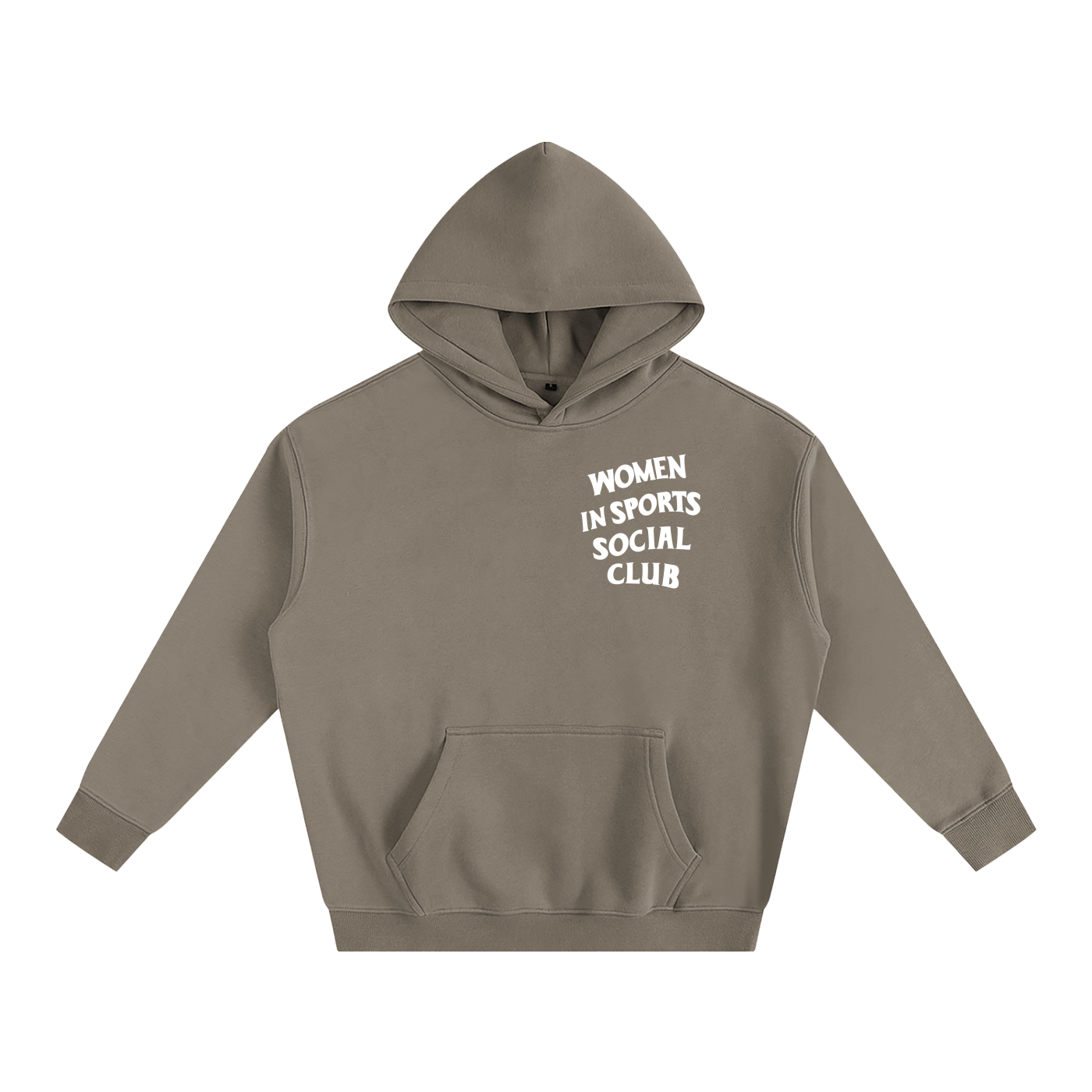 Women In Sports Social Club Oversize Fleeced Hoodie