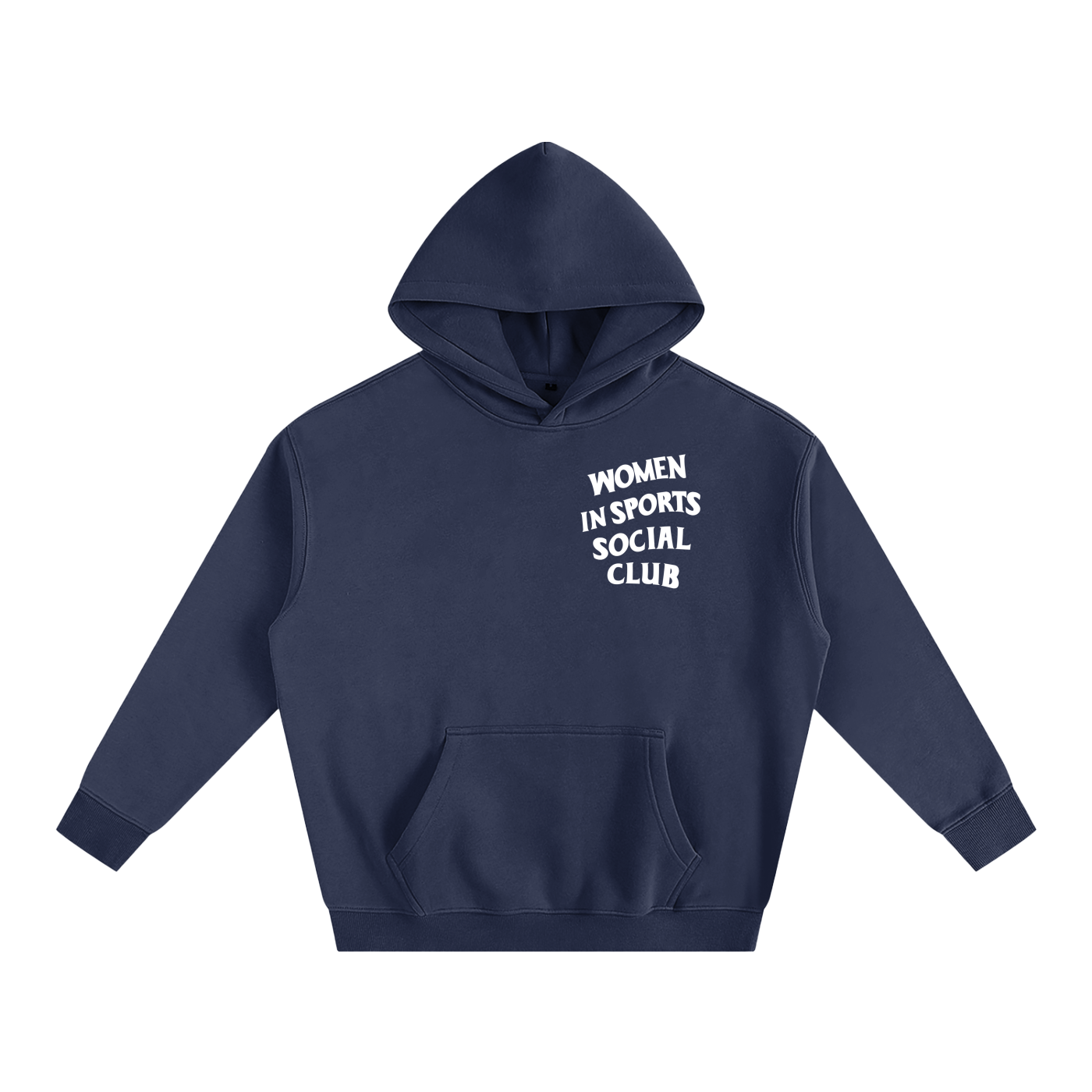 Women In Sports Social Club Oversize Fleeced Hoodie