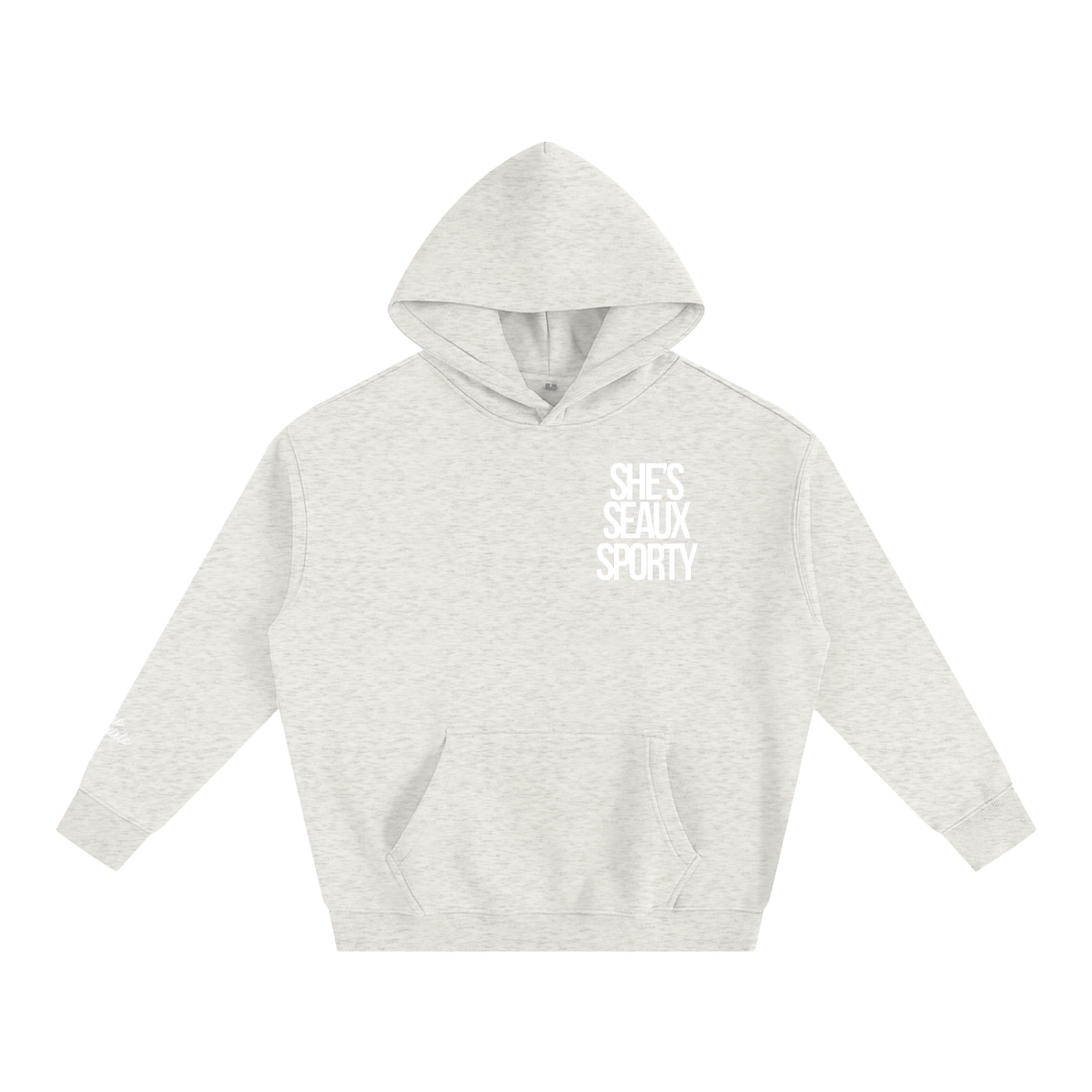 She's Seaux Sporty Oversize Fleeced Hoodie