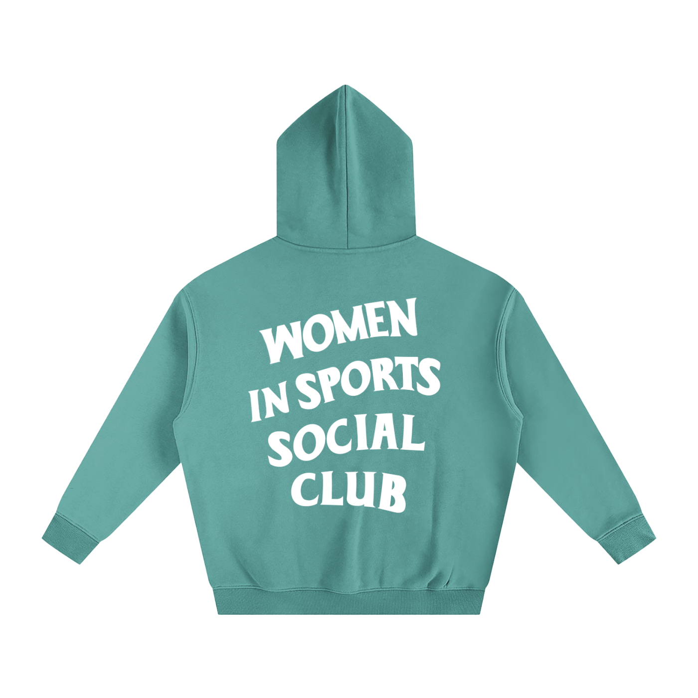 Women In Sports Social Club Oversize Fleeced Hoodie