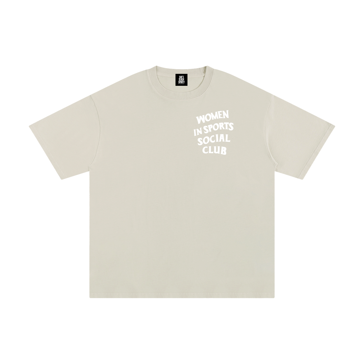 Women In Sports Social Club Unisex Pure Cotton T-Shirt