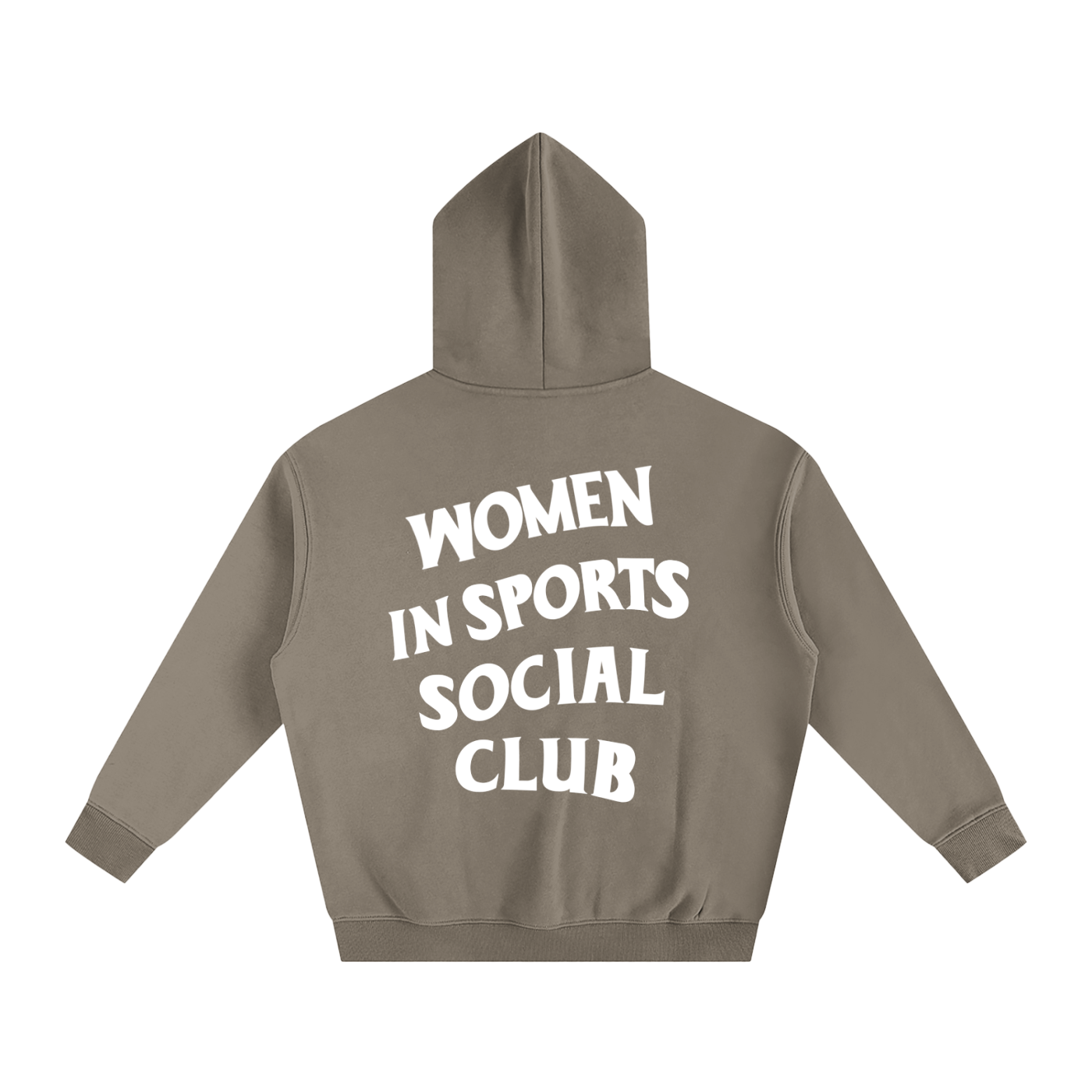 Women In Sports Social Club Oversize Fleeced Hoodie