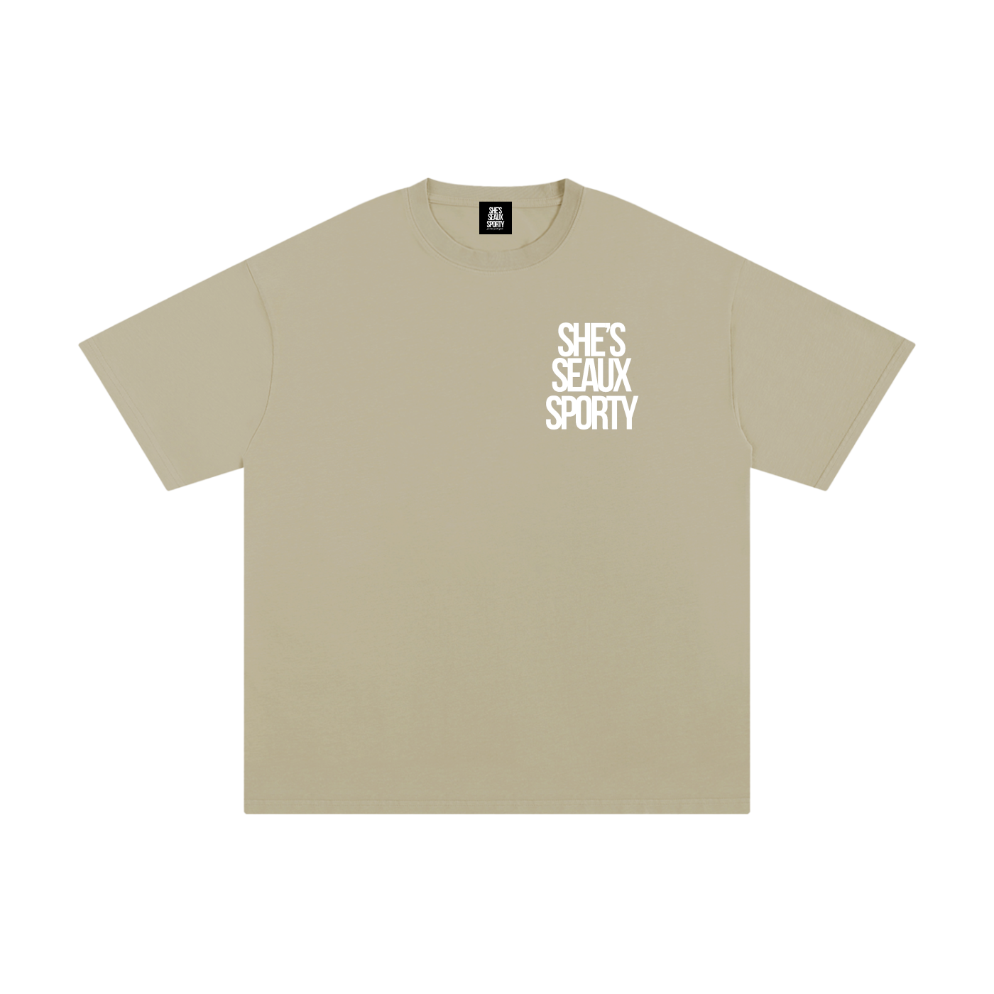 She's Seaux Sporty Unisex Pure Cotton T-Shirt