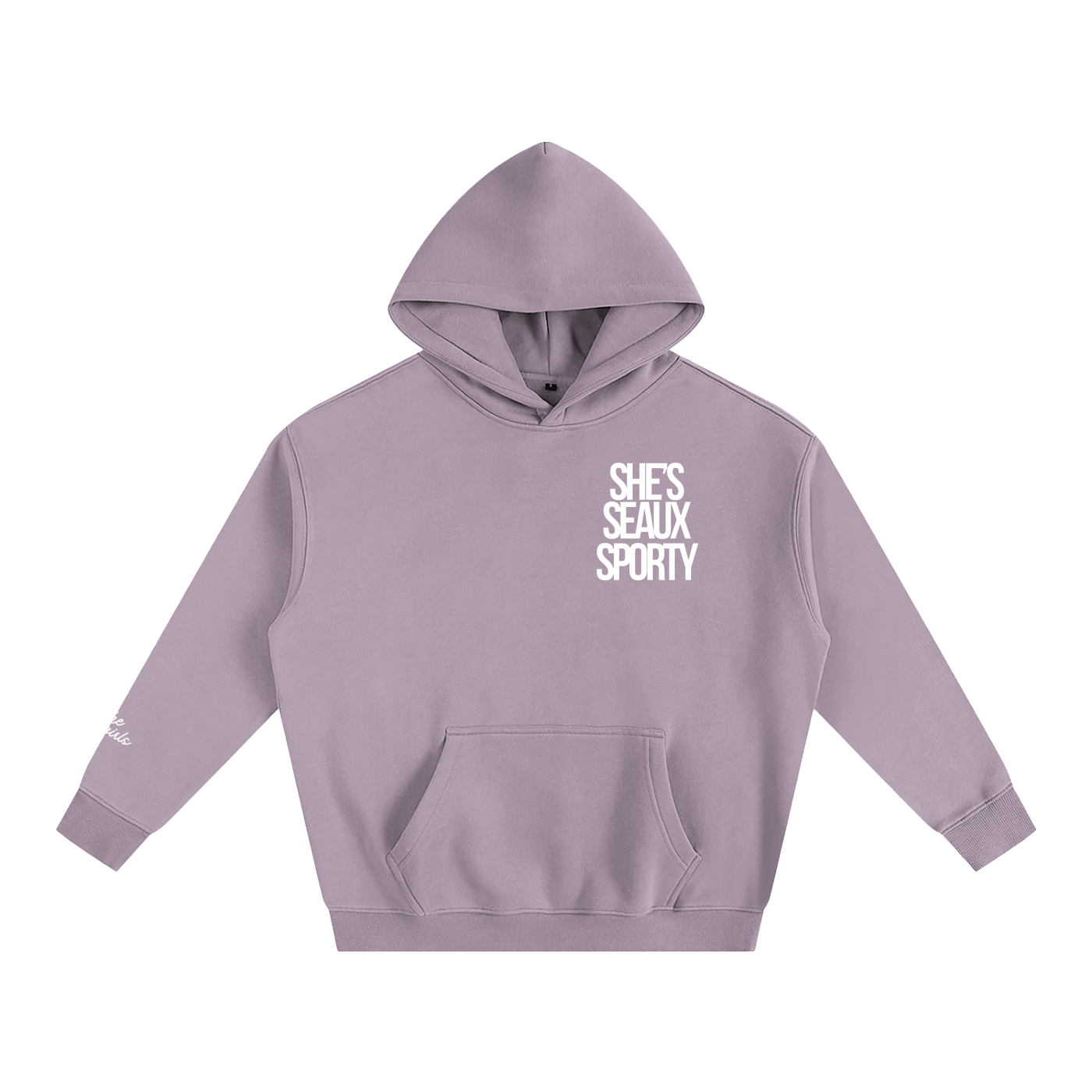 She's Seaux Sporty Oversize Fleeced Hoodie