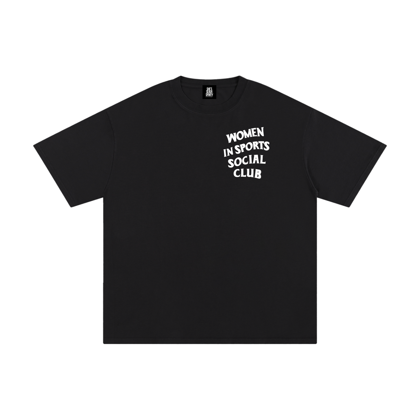 Women In Sports Social Club Unisex Pure Cotton T-Shirt