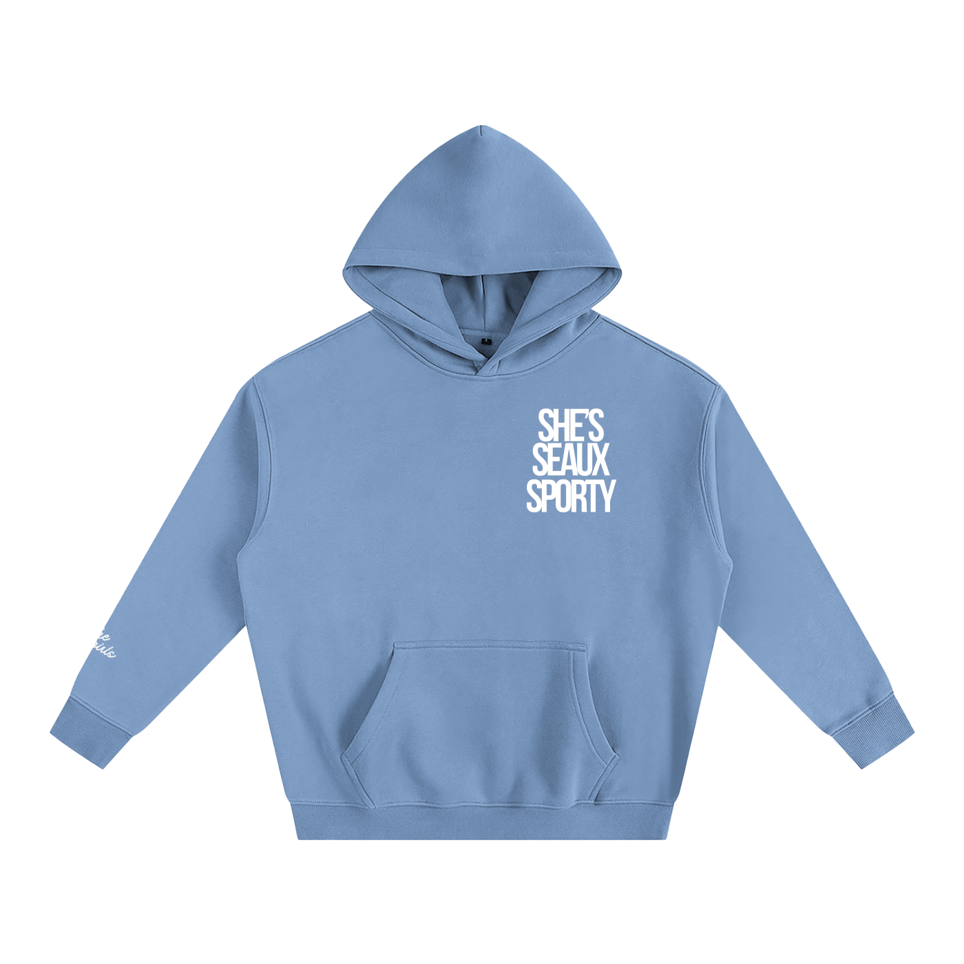 She's Seaux Sporty Oversize Fleeced Hoodie