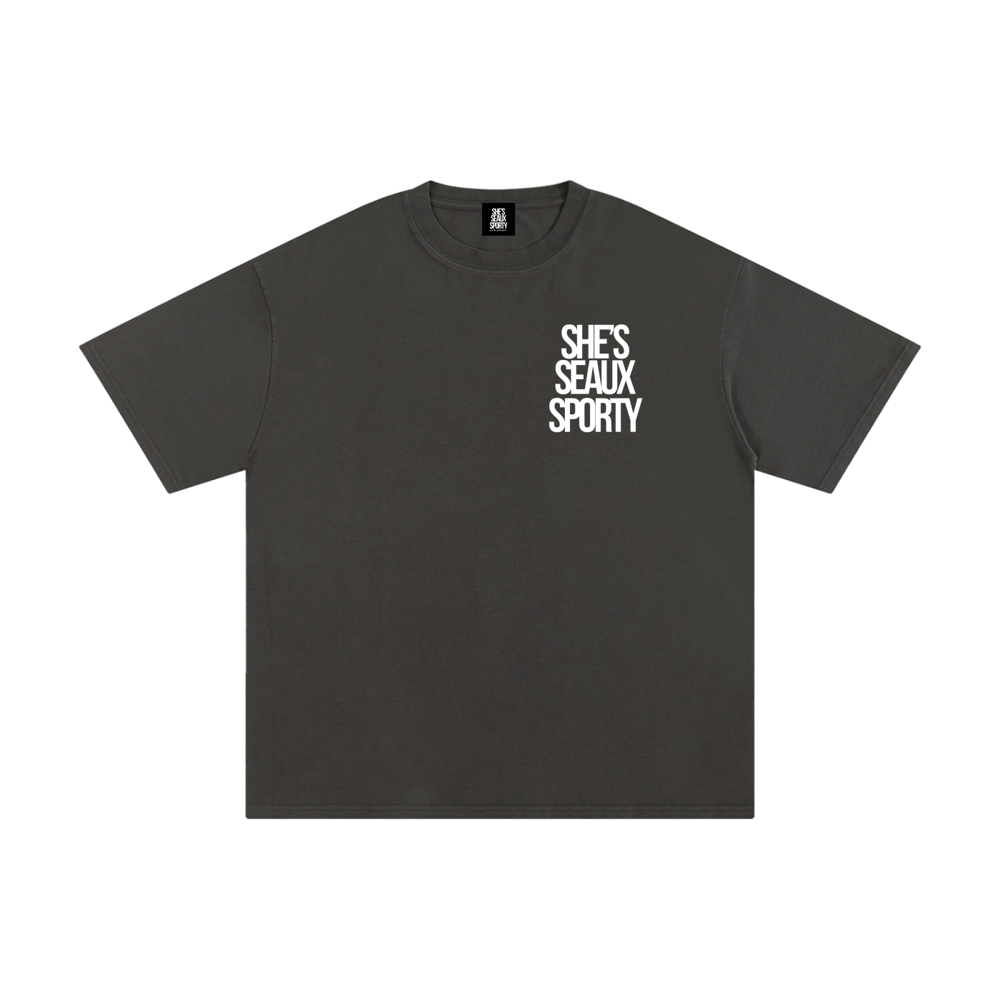 She's Seaux Sporty Unisex Pure Cotton T-Shirt