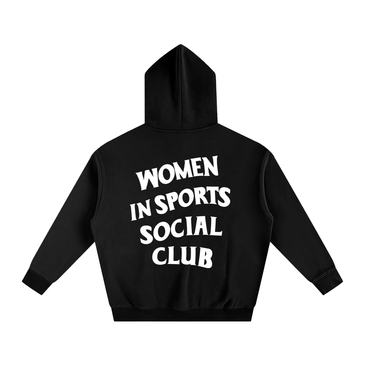 Women In Sports Social Club Oversize Fleeced Hoodie