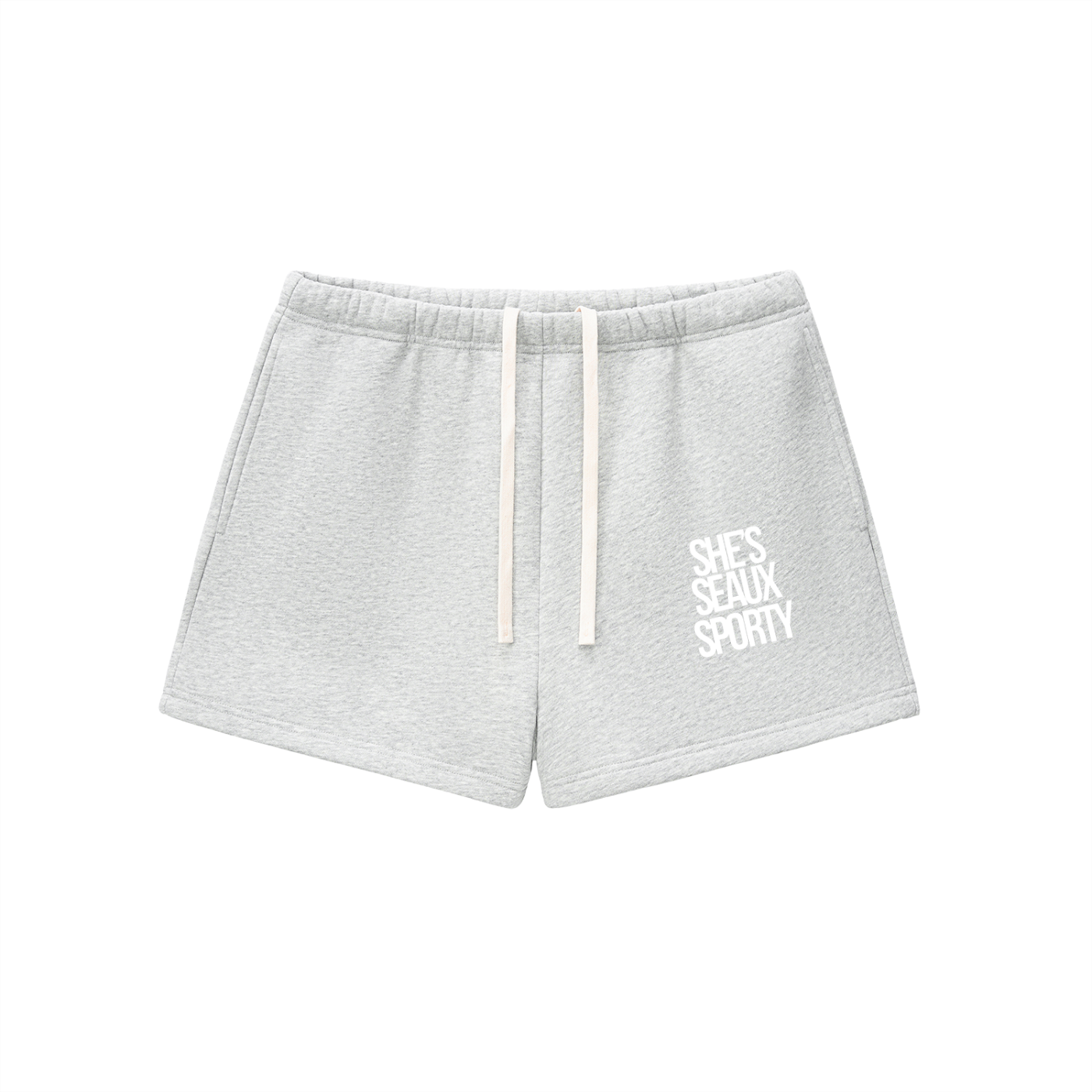 She's Seaux Sporty Essential Fleece Drawstring Sweatshorts
