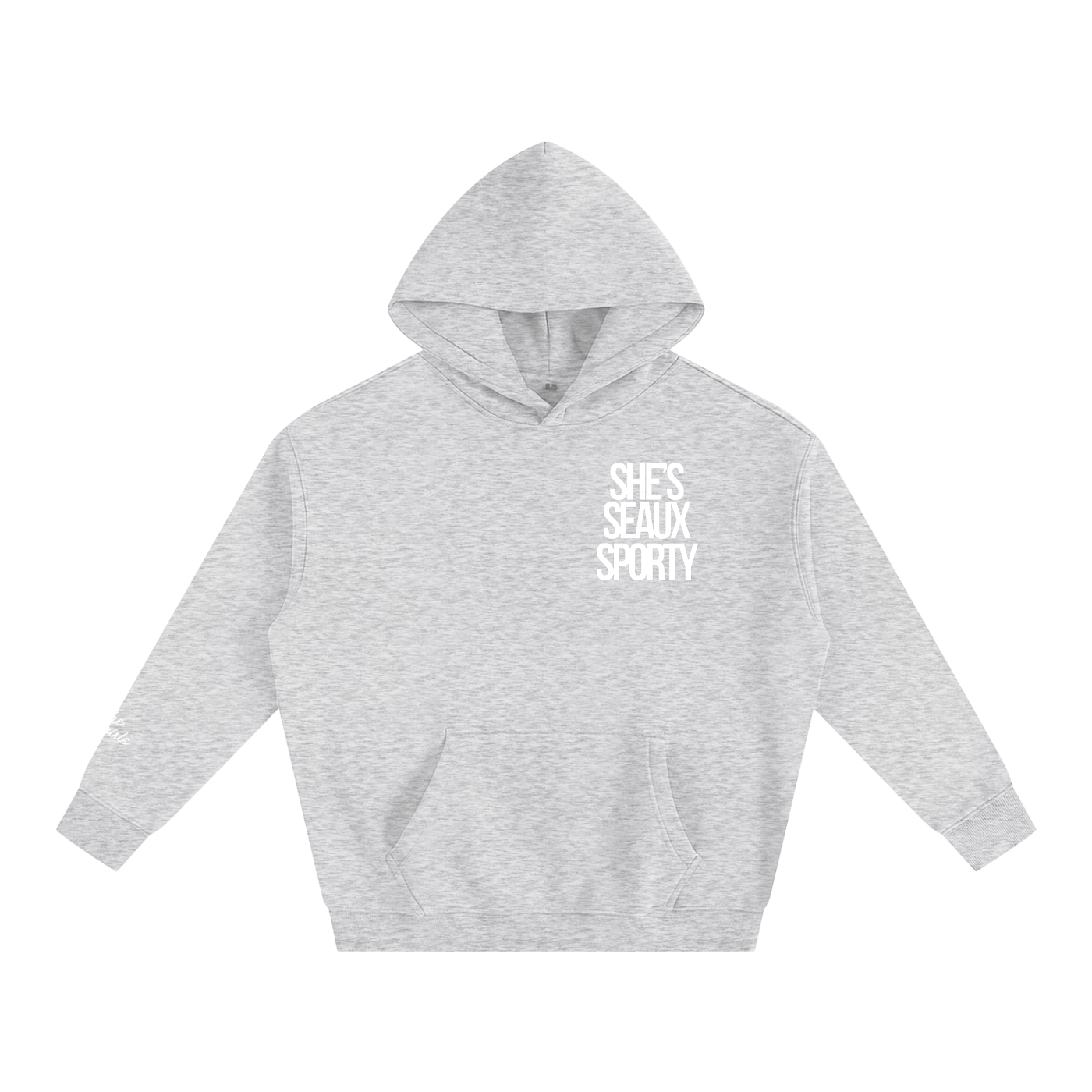 She's Seaux Sporty Oversize Fleeced Hoodie