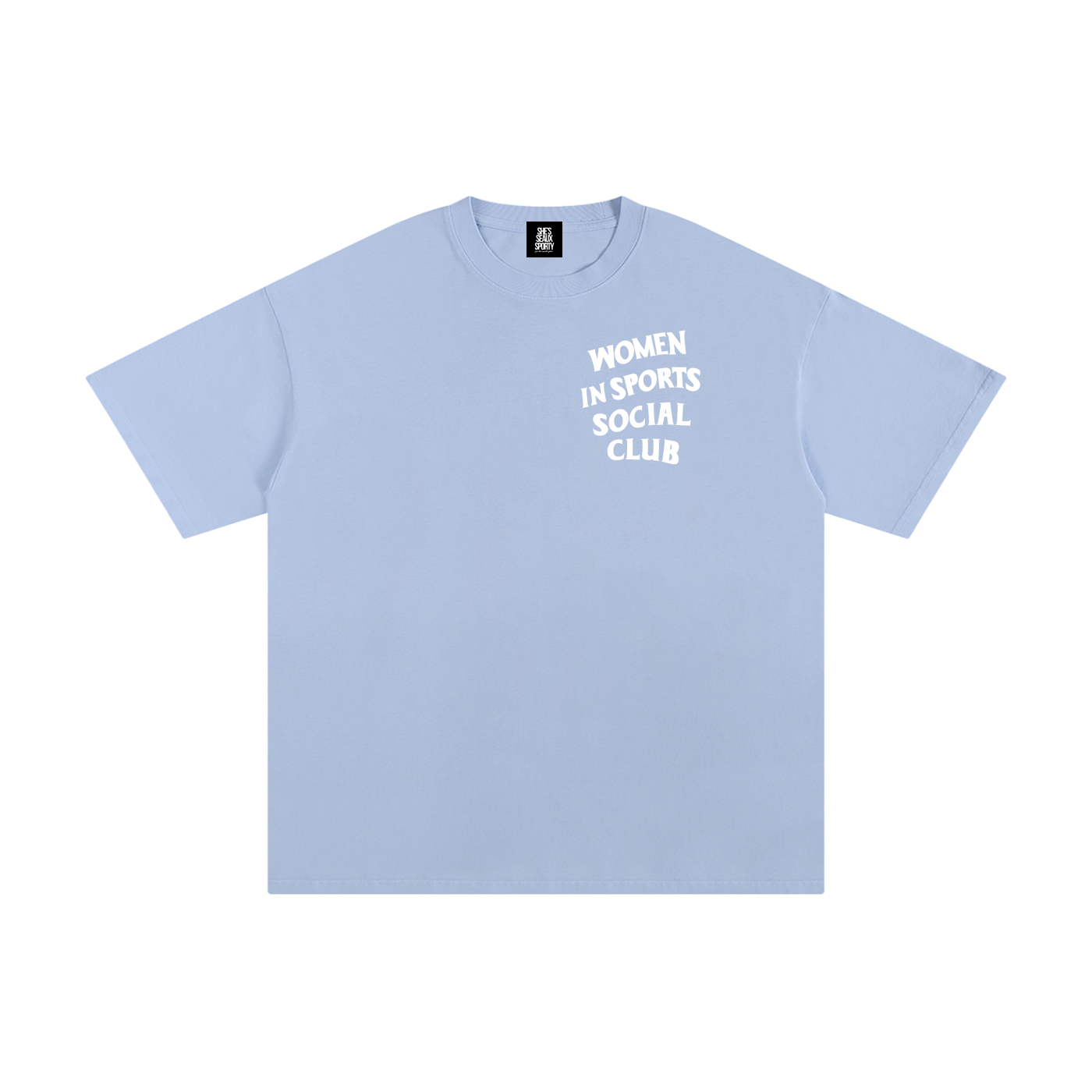 Women In Sports Social Club Unisex Pure Cotton T-Shirt