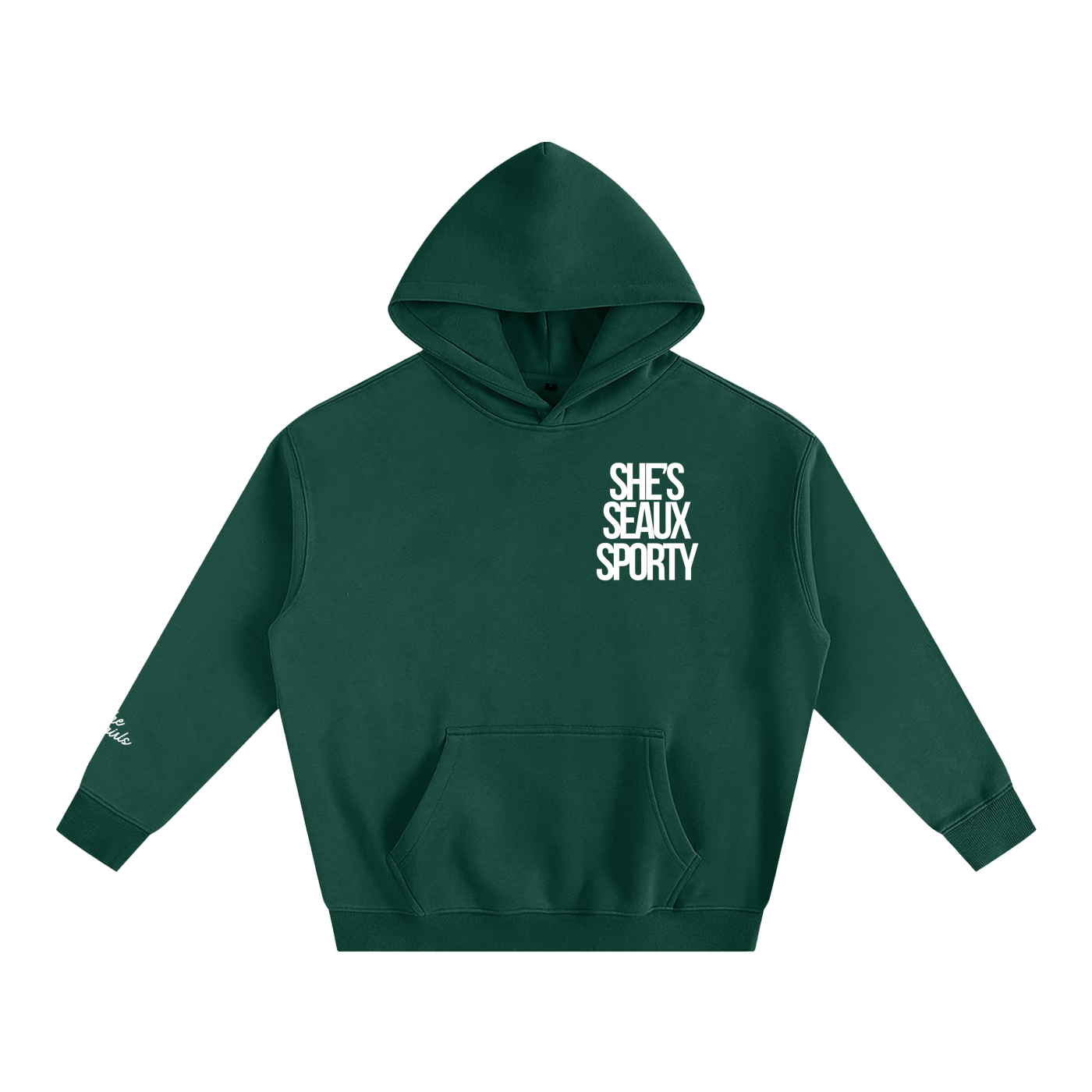 She's Seaux Sporty Oversize Fleeced Hoodie