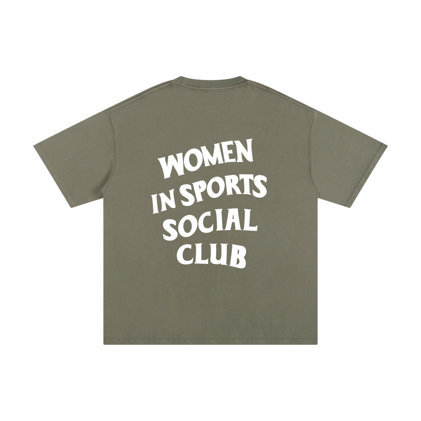 Women In Sports Social Club Unisex Pure Cotton T-Shirt
