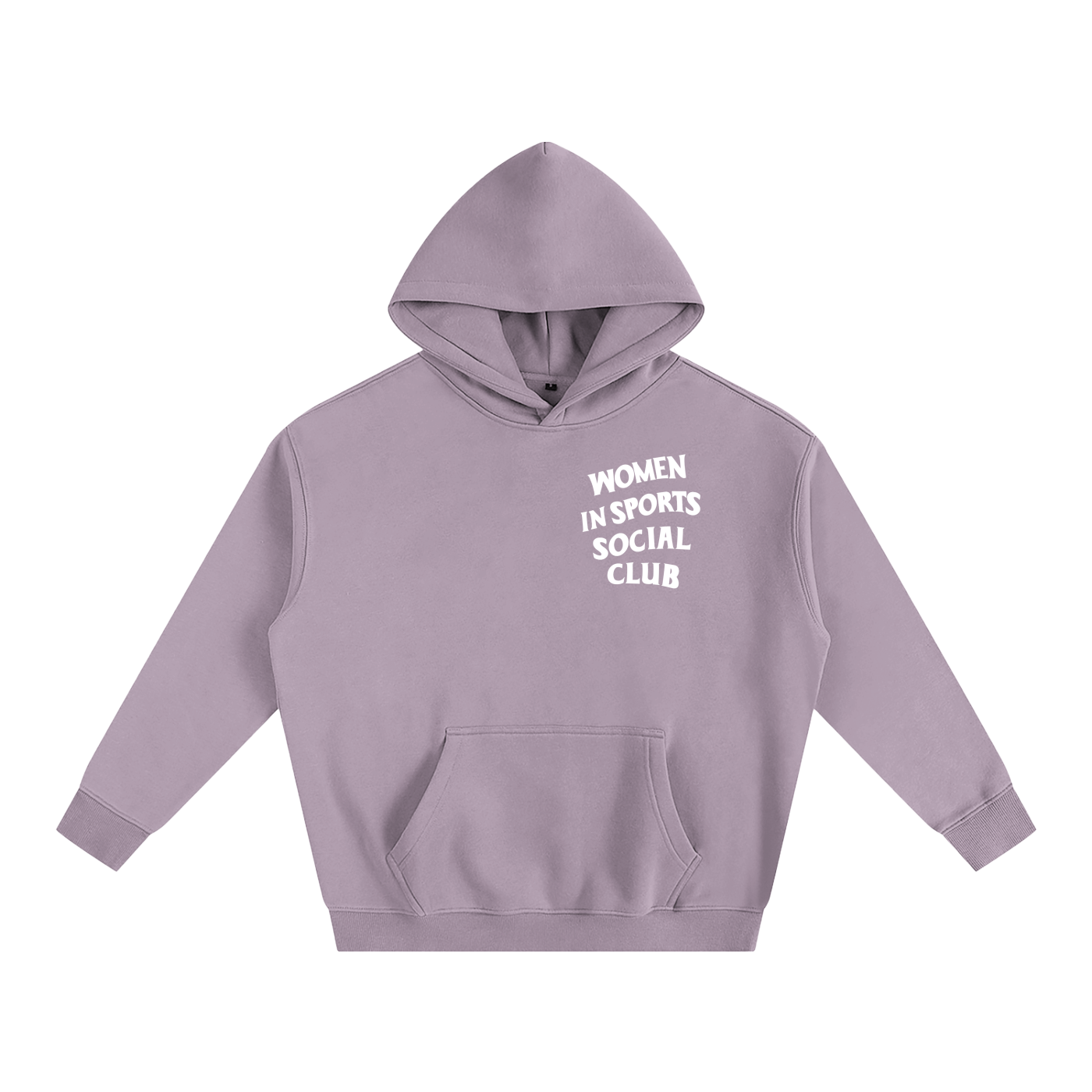 Women In Sports Social Club Oversize Fleeced Hoodie