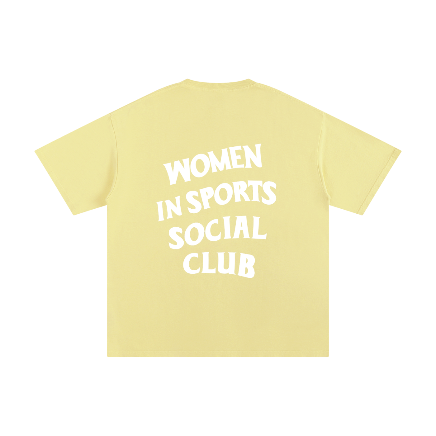 Women In Sports Social Club Unisex Pure Cotton T-Shirt