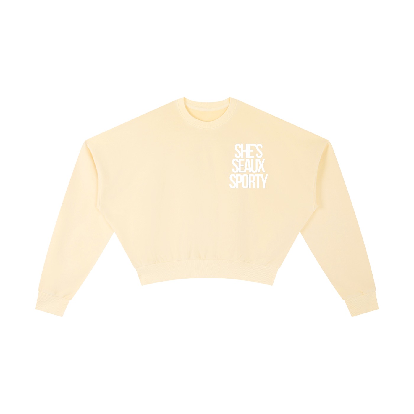 She's Seaux Sporty Vintage Washed Cropped Sweatshirt