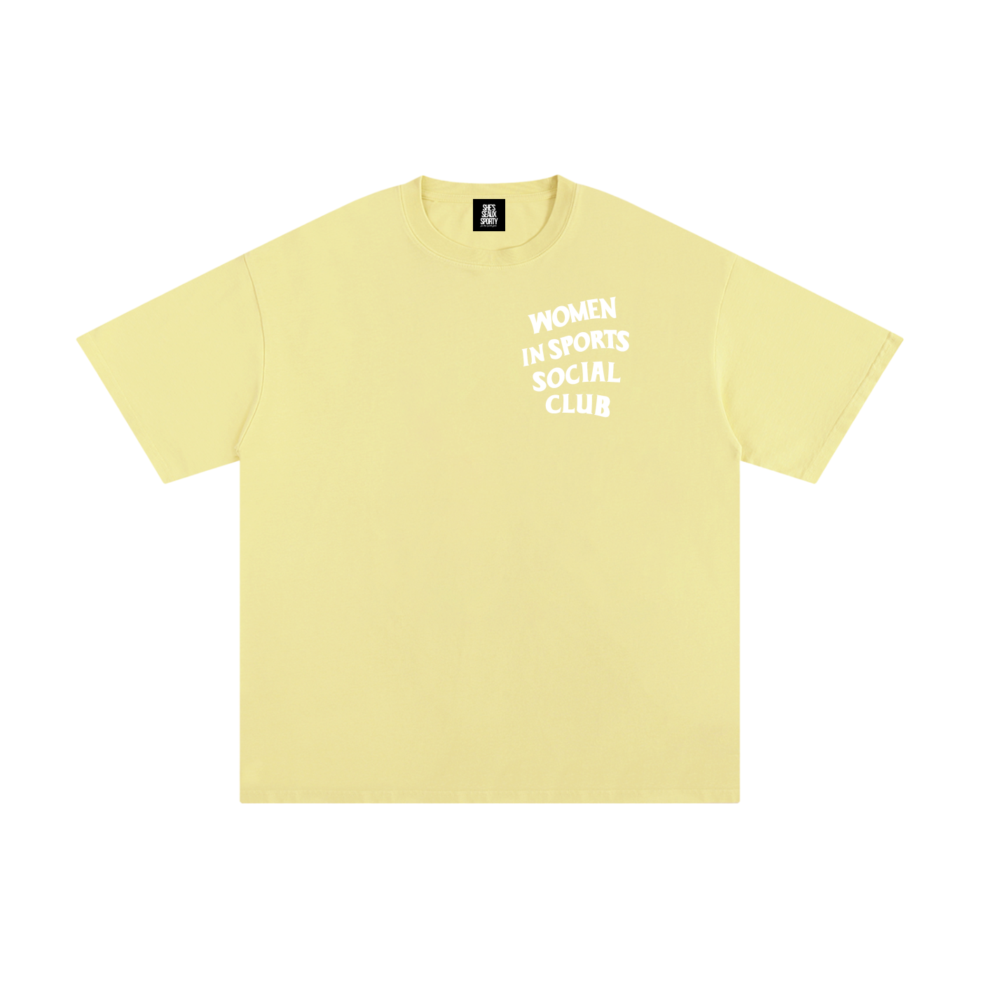 Women In Sports Social Club Unisex Pure Cotton T-Shirt