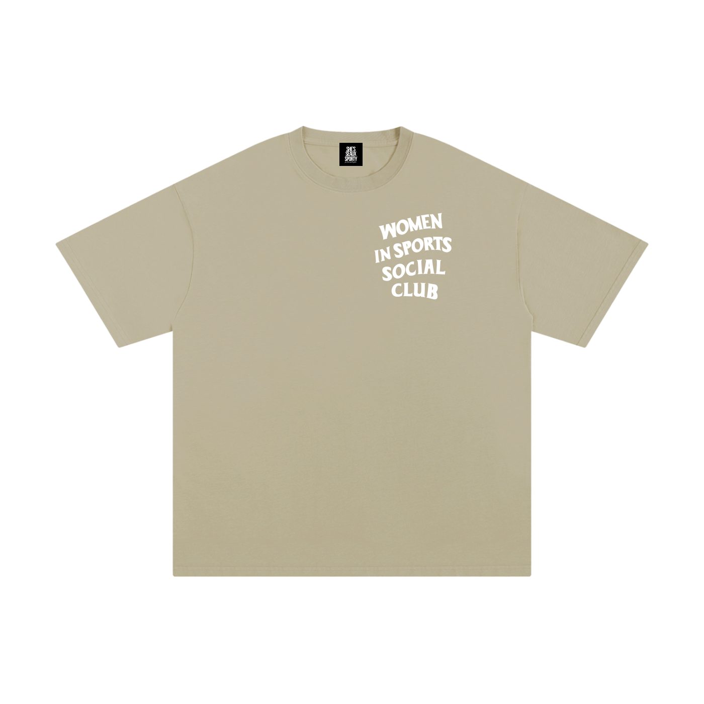 Women In Sports Social Club Unisex Pure Cotton T-Shirt