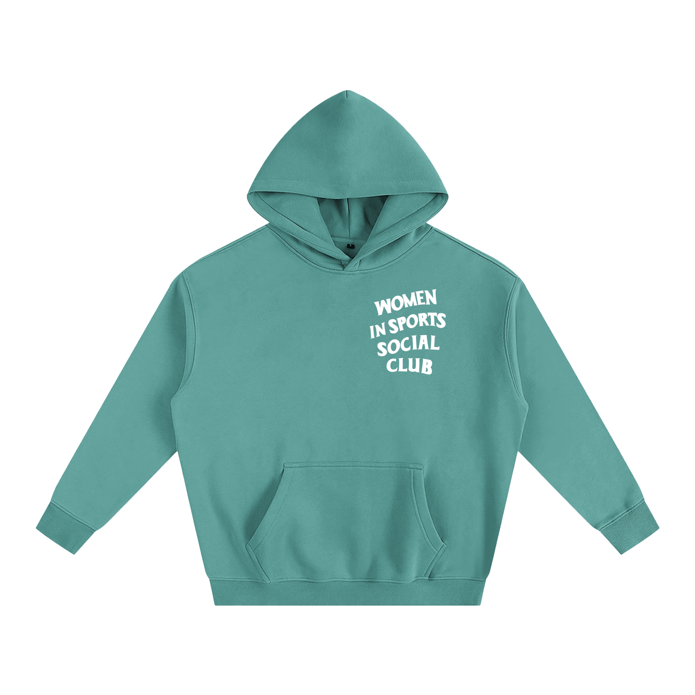 Women In Sports Social Club Oversize Fleeced Hoodie