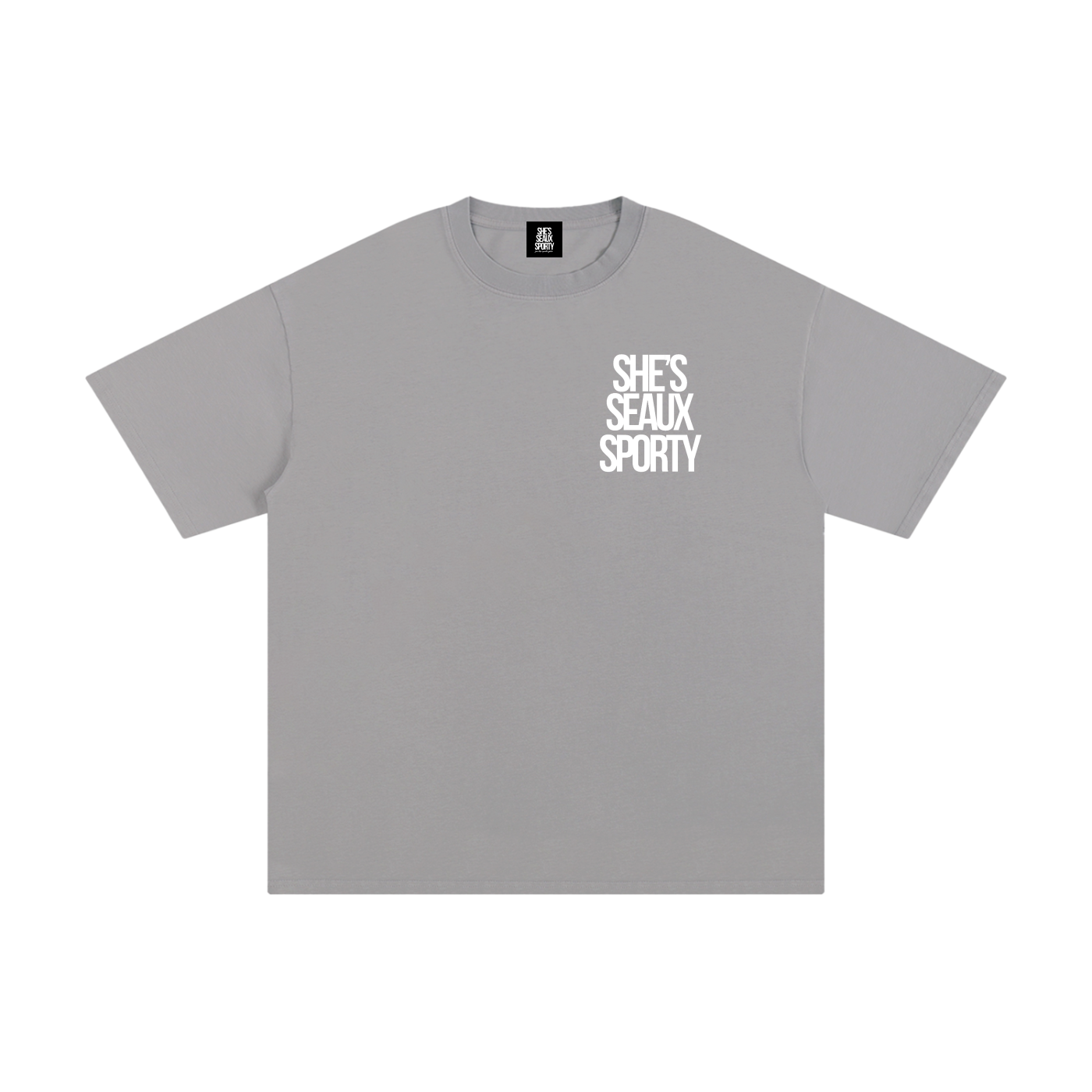 She's Seaux Sporty Unisex Pure Cotton T-Shirt