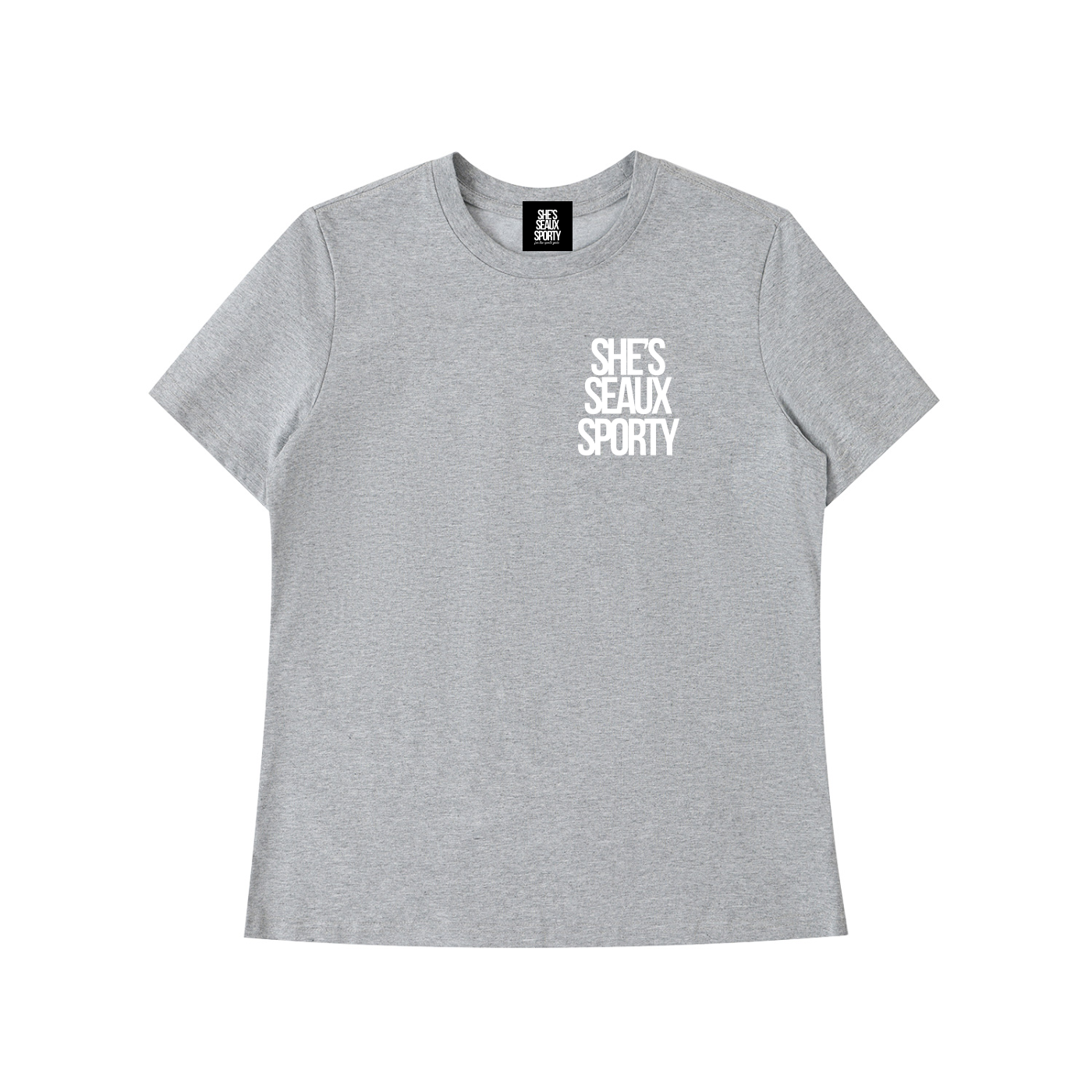She's Seaux Sporty Women's Essential Standard Shoulder T-Shirt