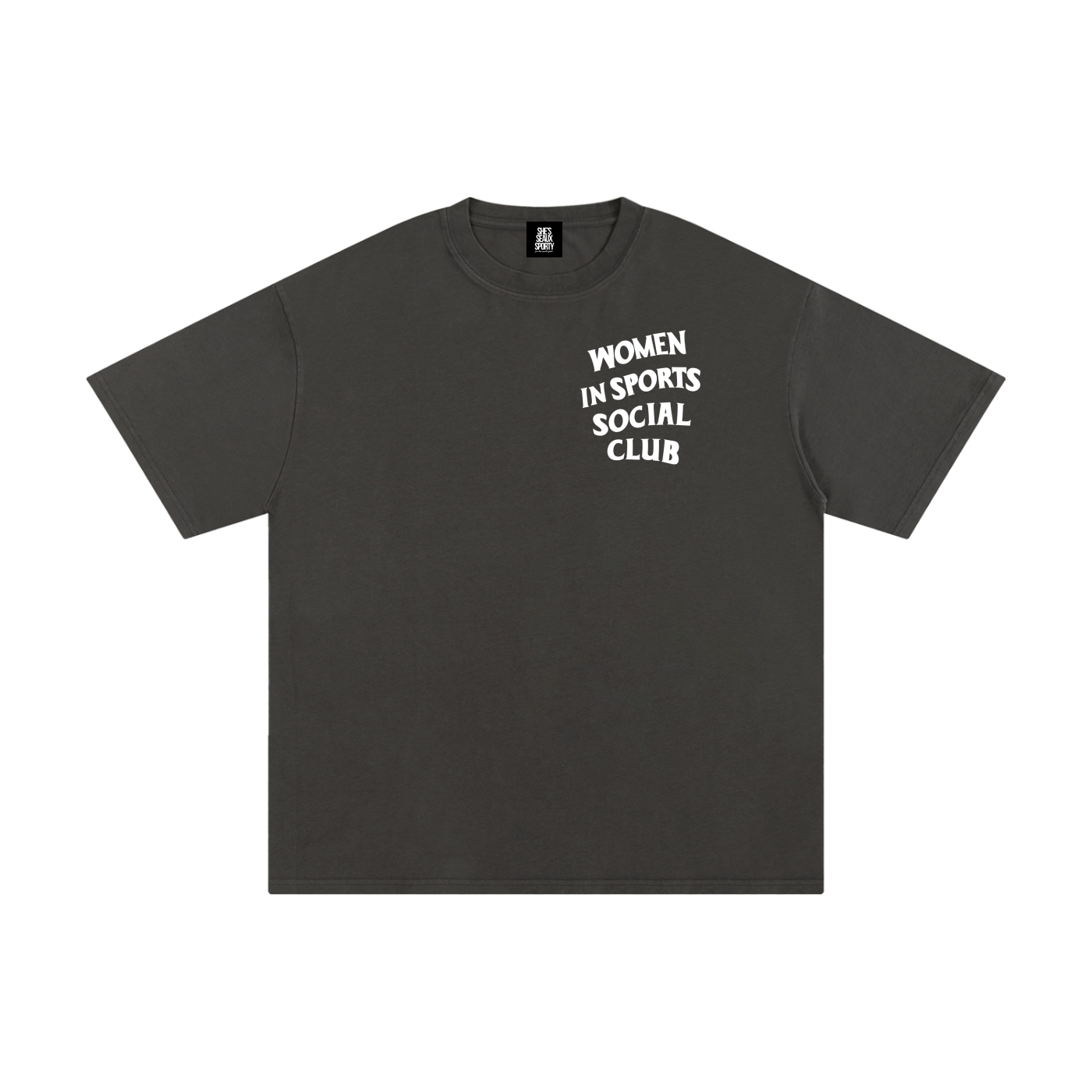Women In Sports Social Club Unisex Pure Cotton T-Shirt