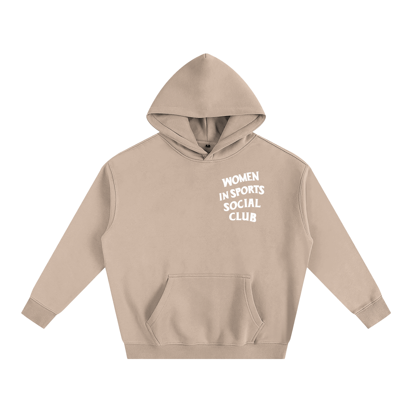 Women In Sports Social Club Oversize Fleeced Hoodie