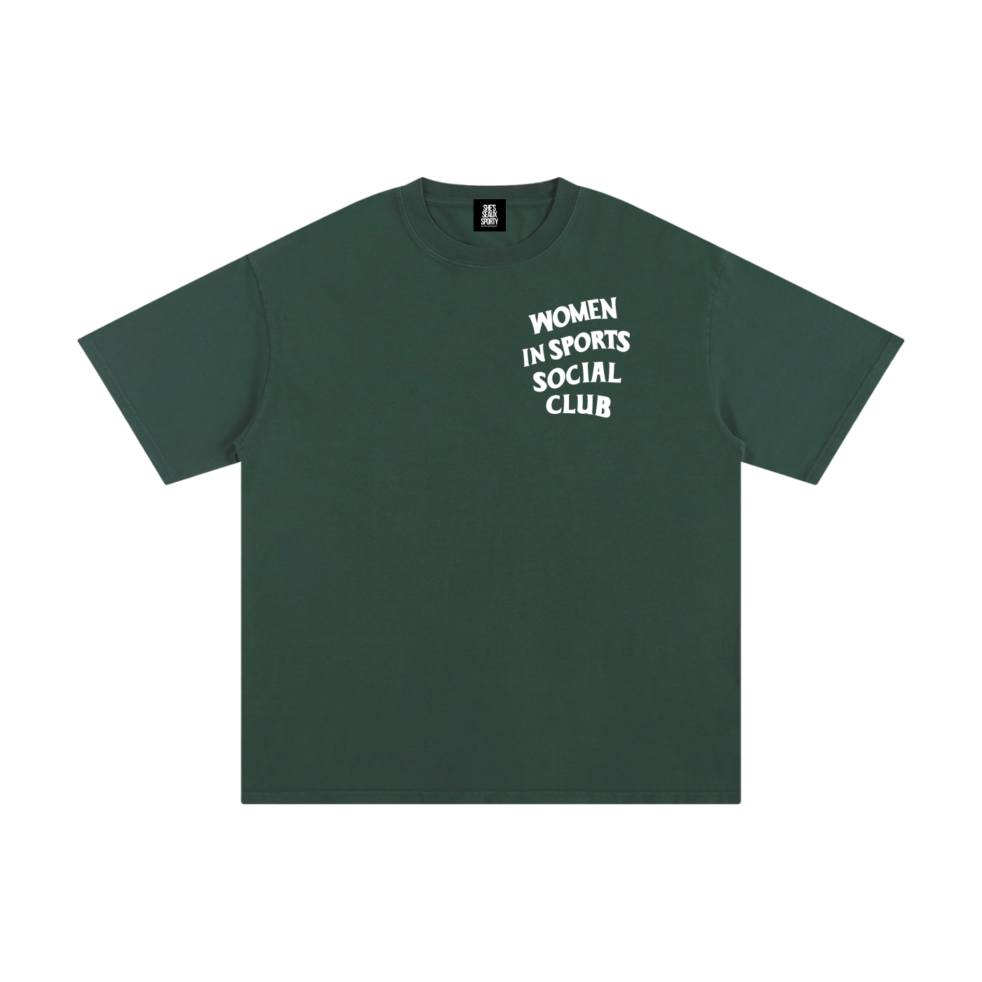 Women In Sports Social Club Unisex Pure Cotton T-Shirt
