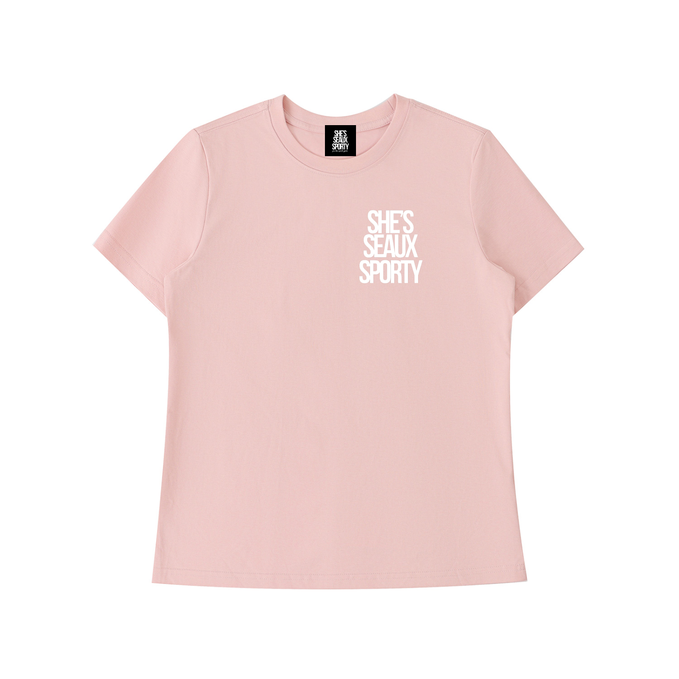 She's Seaux Sporty Women's Essential Standard Shoulder T-Shirt
