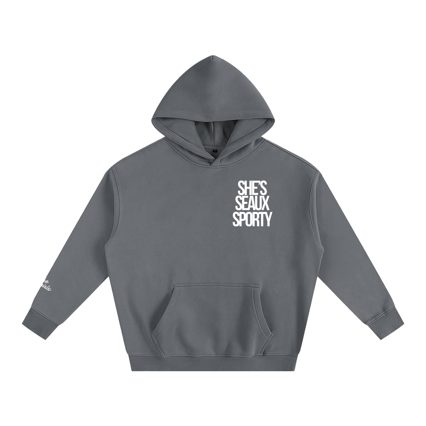 She's Seaux Sporty Oversize Fleeced Hoodie