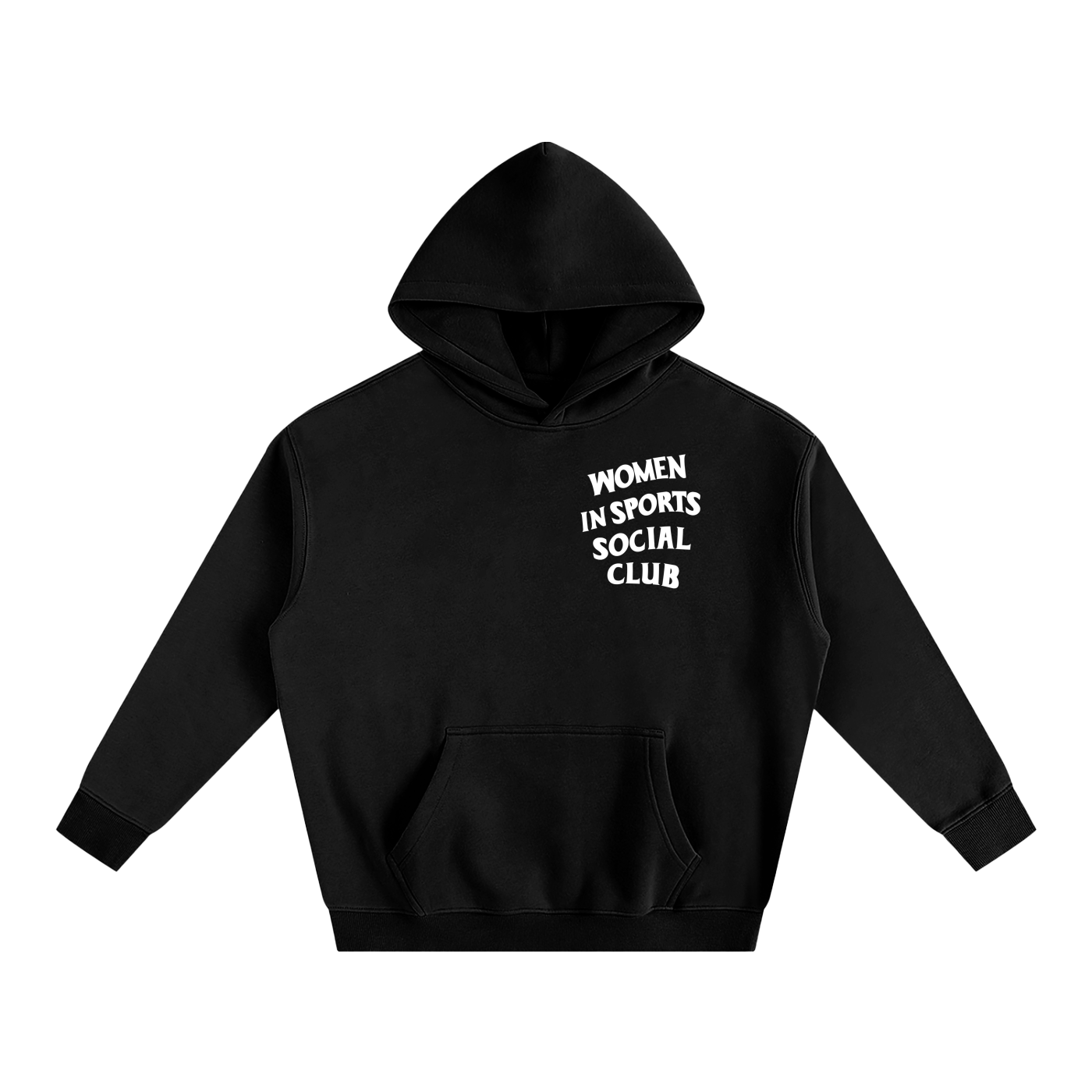Women In Sports Social Club Oversize Fleeced Hoodie
