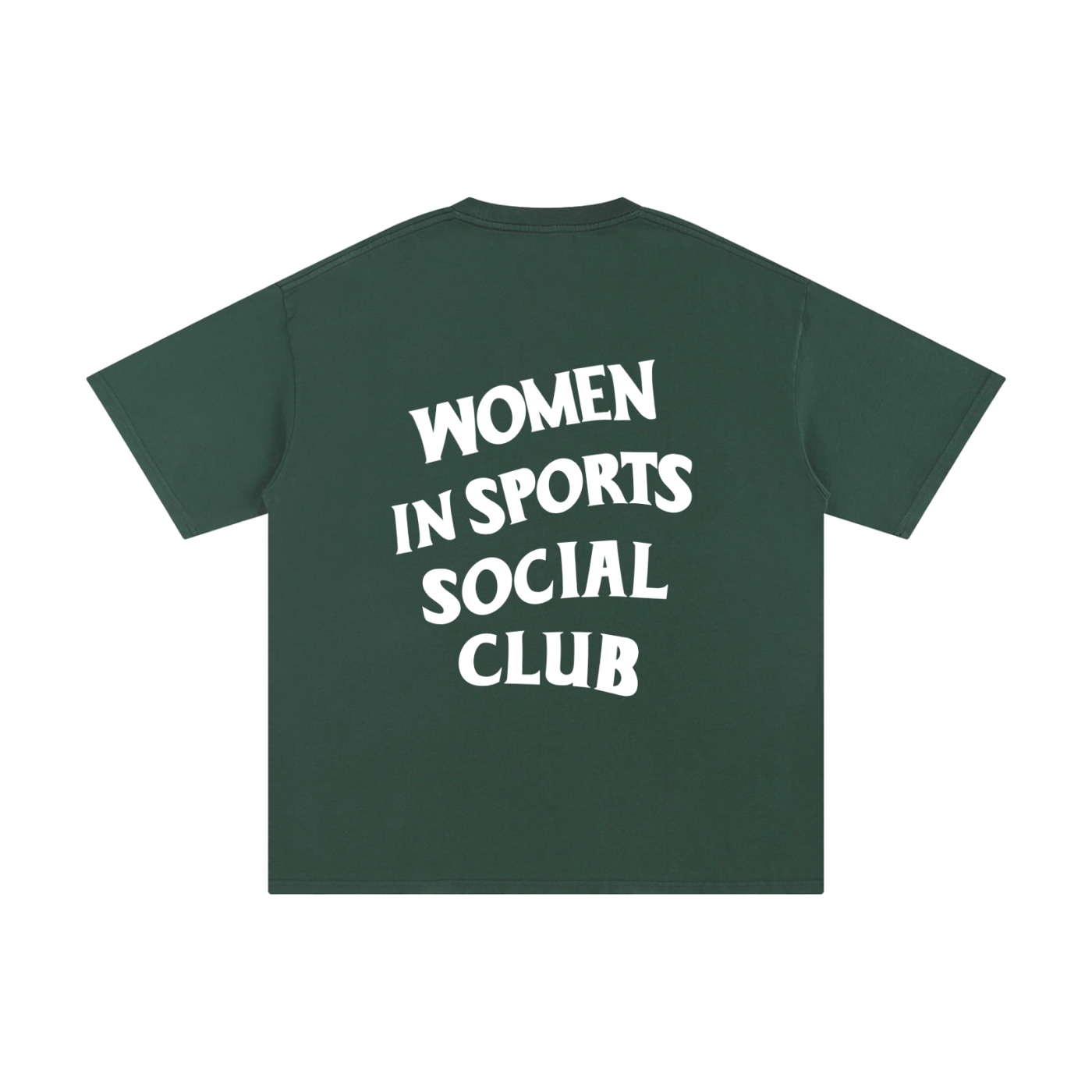 Women In Sports Social Club Unisex Pure Cotton T-Shirt