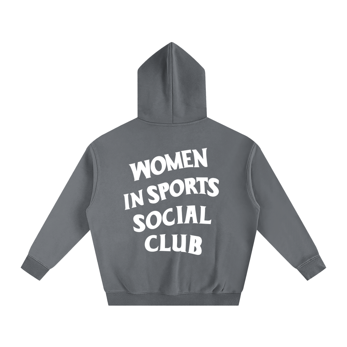 Women In Sports Social Club Oversize Fleeced Hoodie