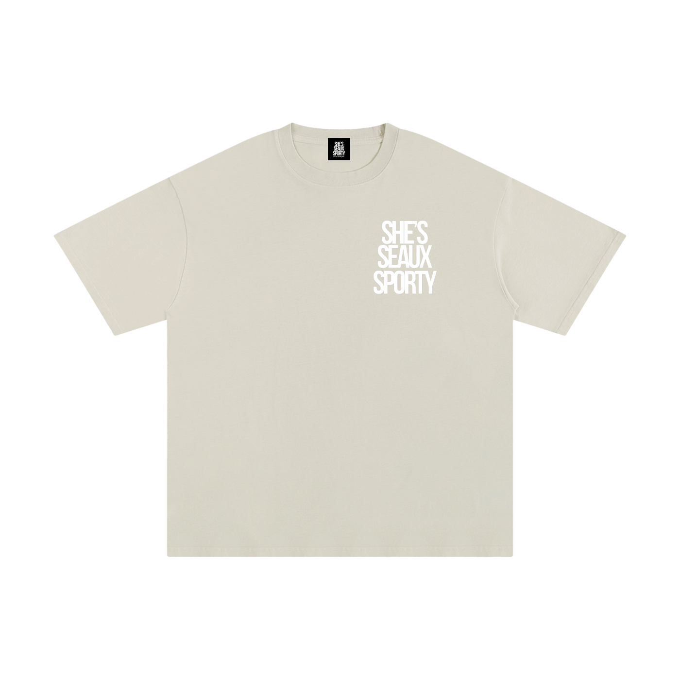 She's Seaux Sporty Unisex Pure Cotton T-Shirt
