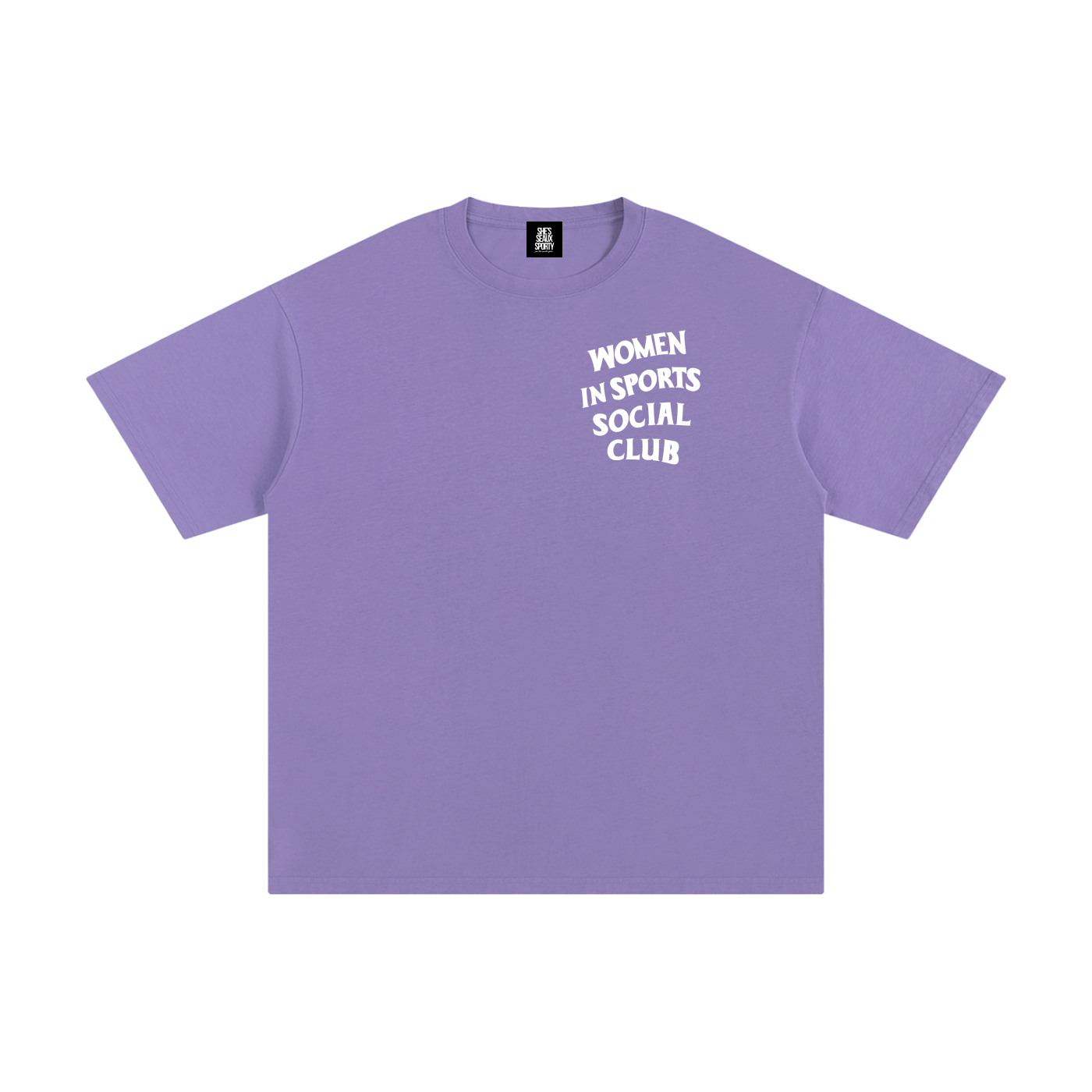 Women In Sports Social Club Unisex Pure Cotton T-Shirt
