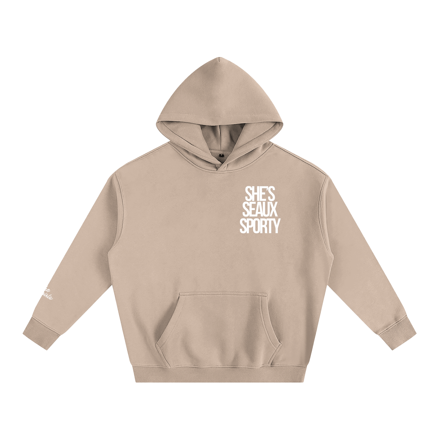 She's Seaux Sporty Oversize Fleeced Hoodie