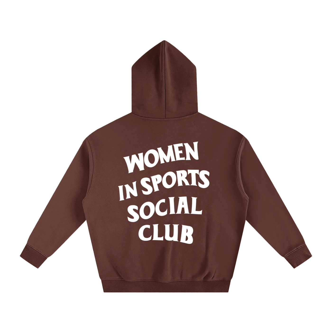 Women In Sports Social Club Oversize Fleeced Hoodie