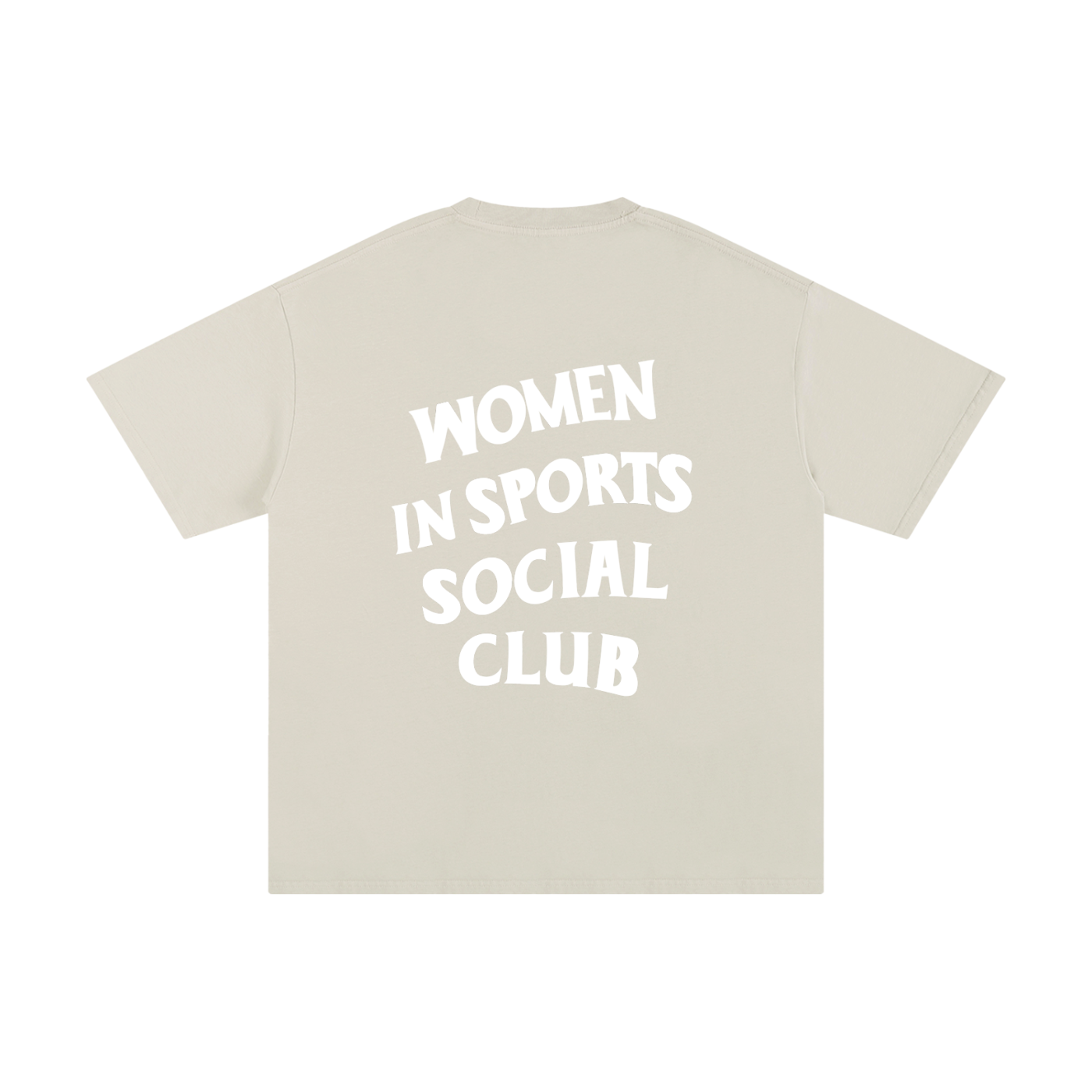 Women In Sports Social Club Unisex Pure Cotton T-Shirt