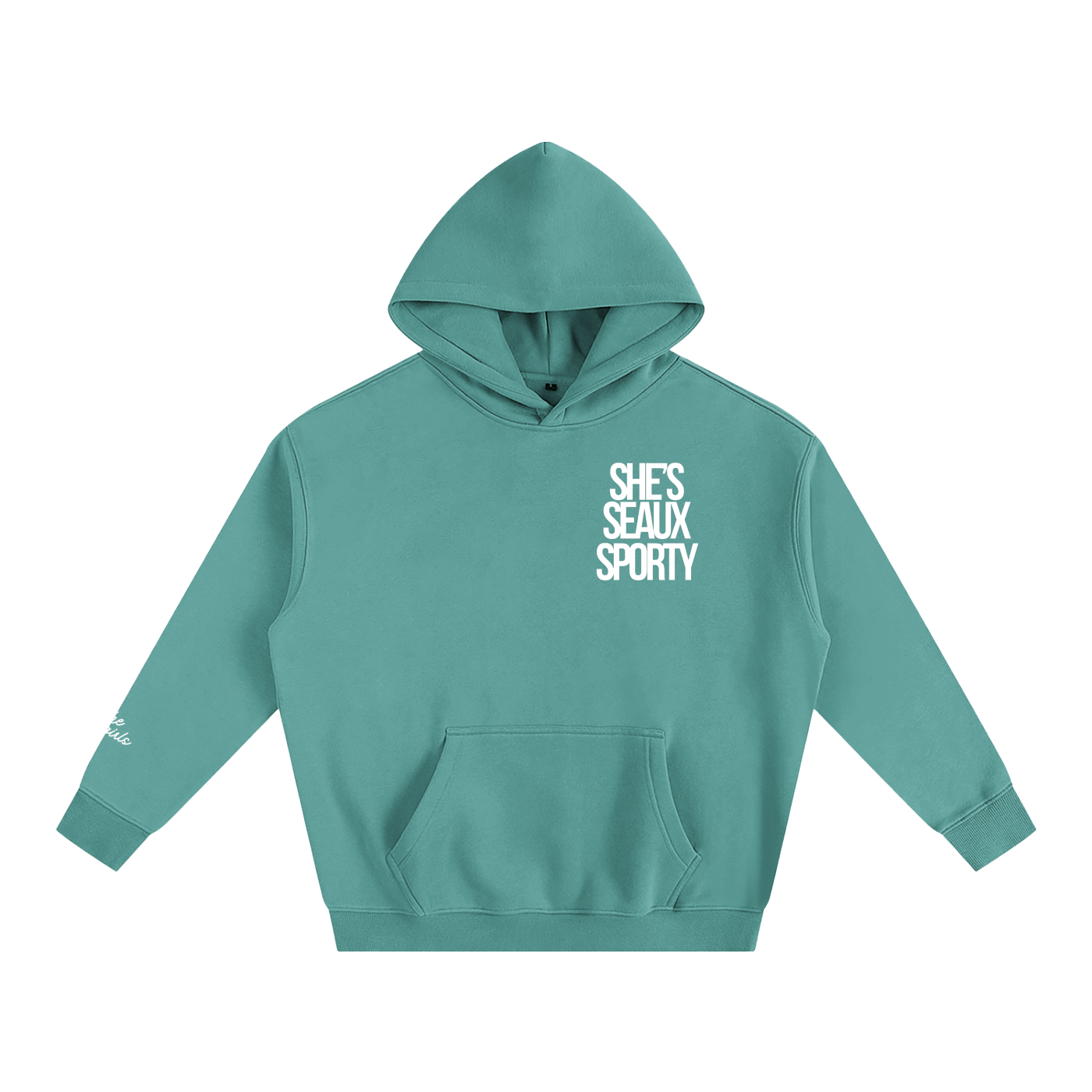 She's Seaux Sporty Oversize Fleeced Hoodie