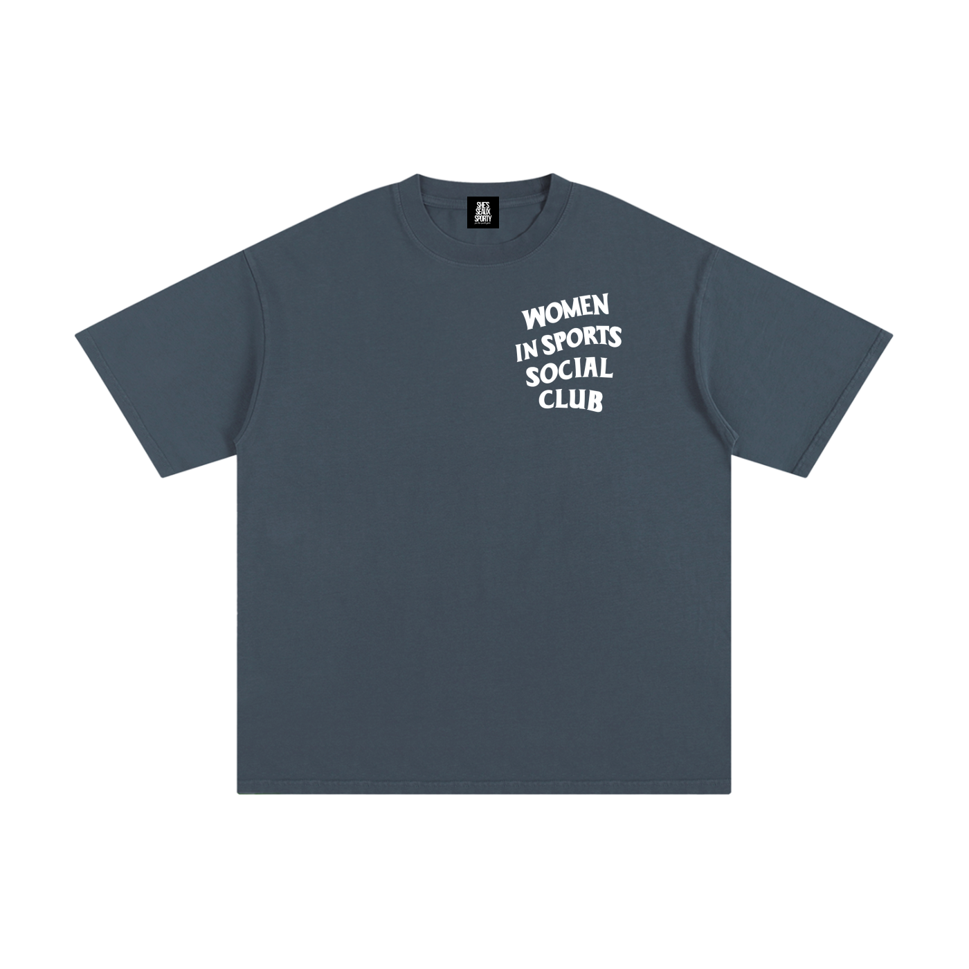 Women In Sports Social Club Unisex Pure Cotton T-Shirt