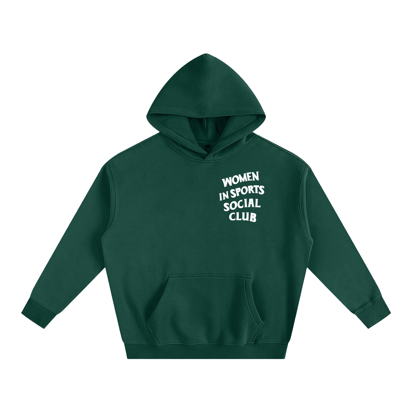 Women In Sports Social Club Oversize Fleeced Hoodie