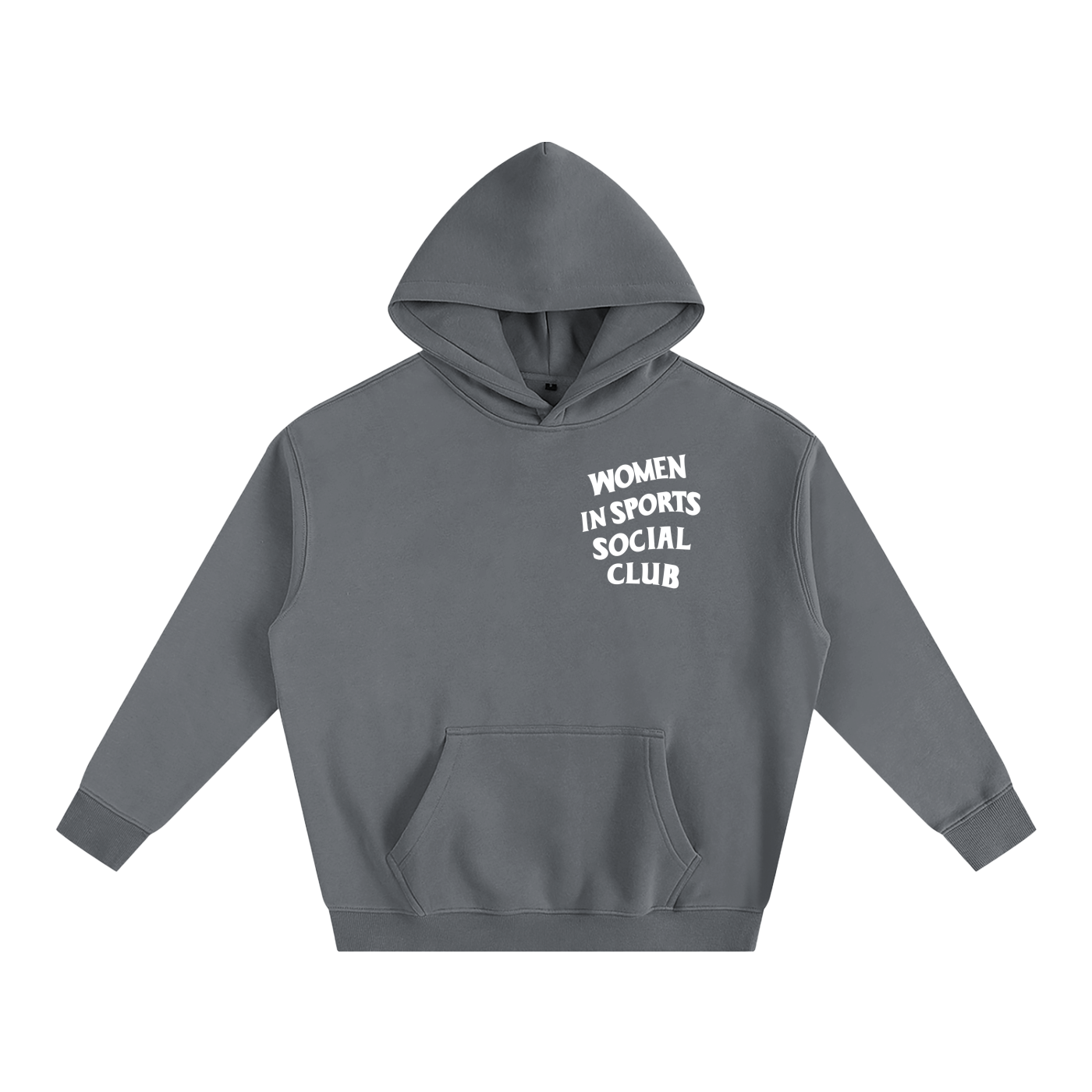 Women In Sports Social Club Oversize Fleeced Hoodie